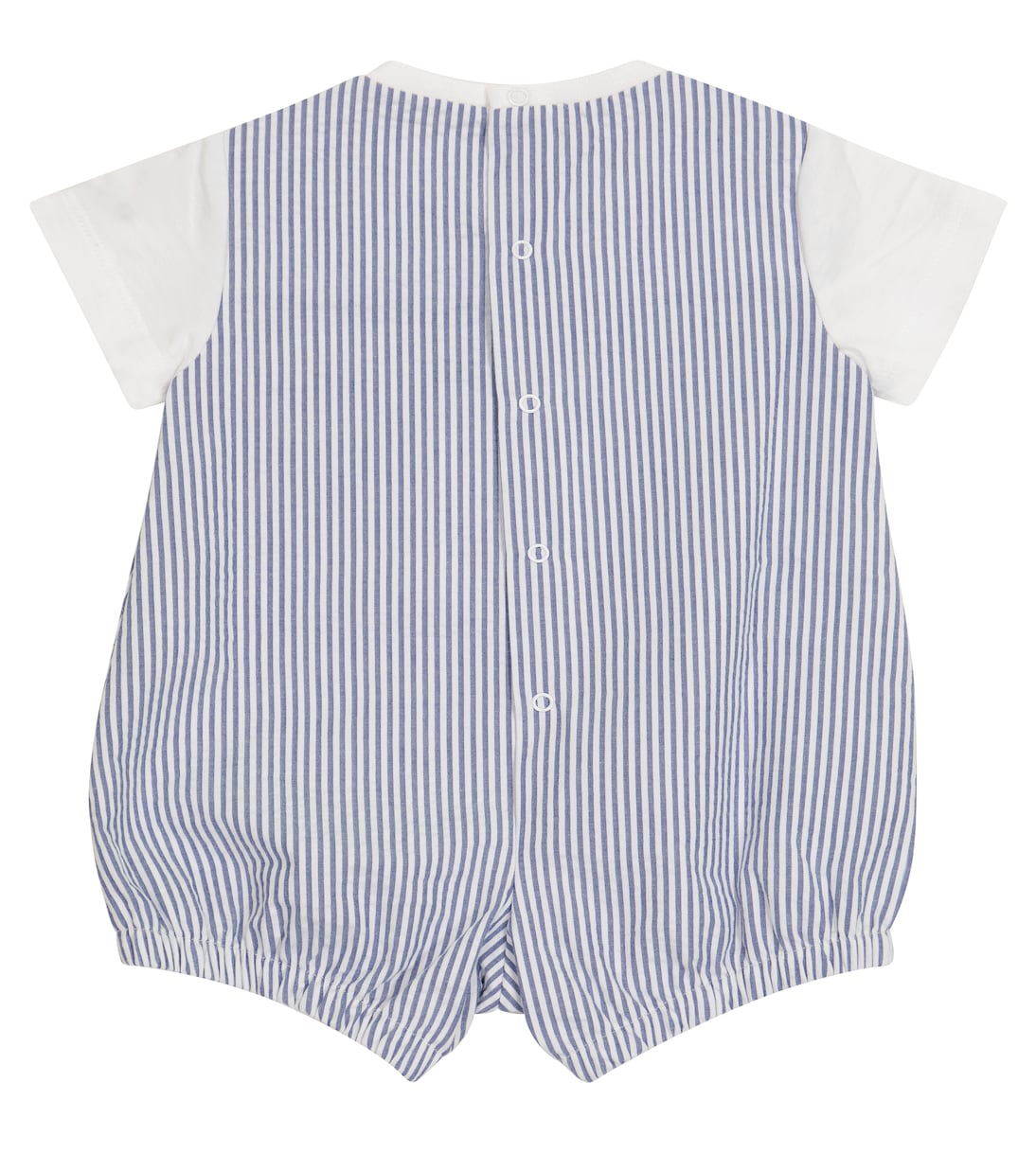 Bébé – Combinaison courte rayée en coton | Il Gufo
