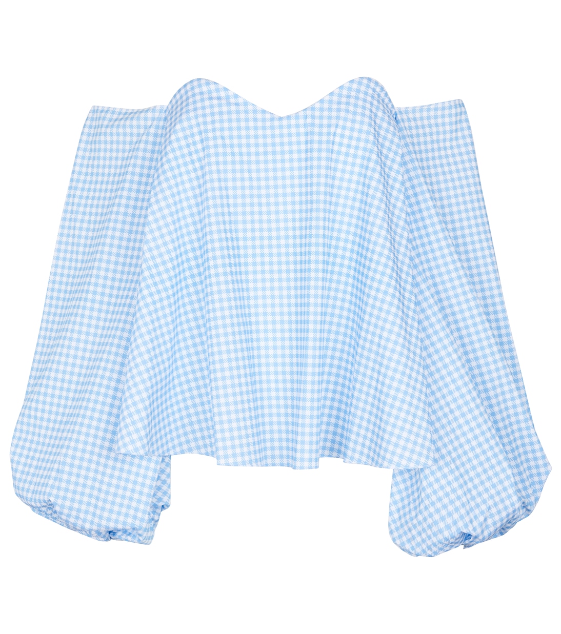 Everly gingham cotton-blend blouse | Caroline Constas