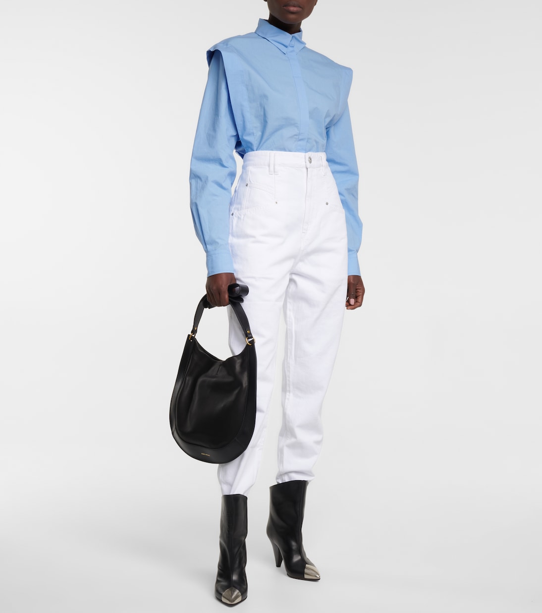 Dipadela high-rise tapered jeans | Isabel Marant