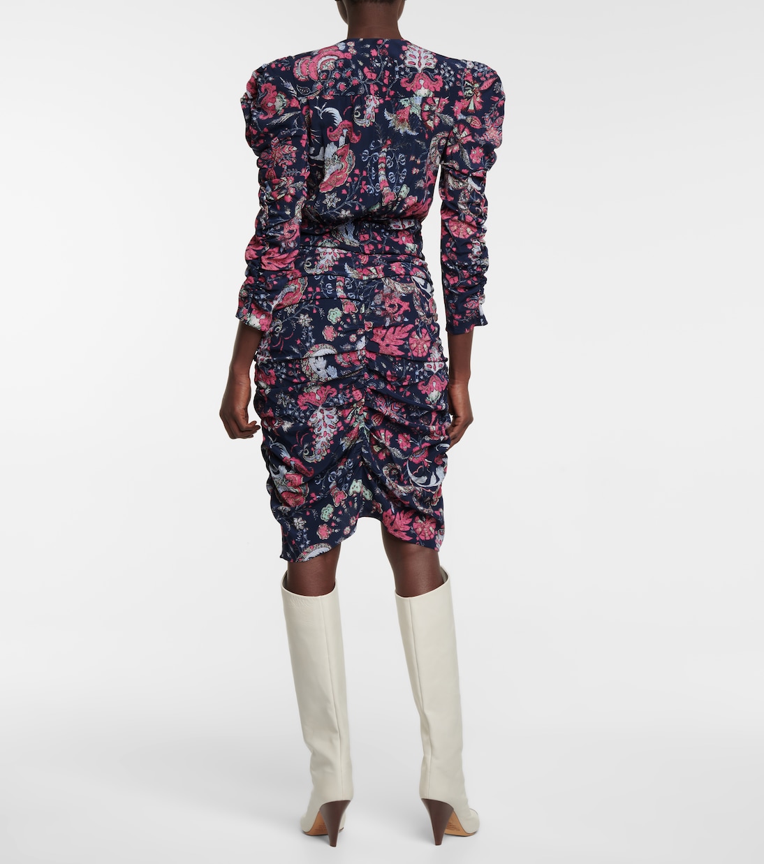 Celina floral stretch-silk minidress | Isabel Marant