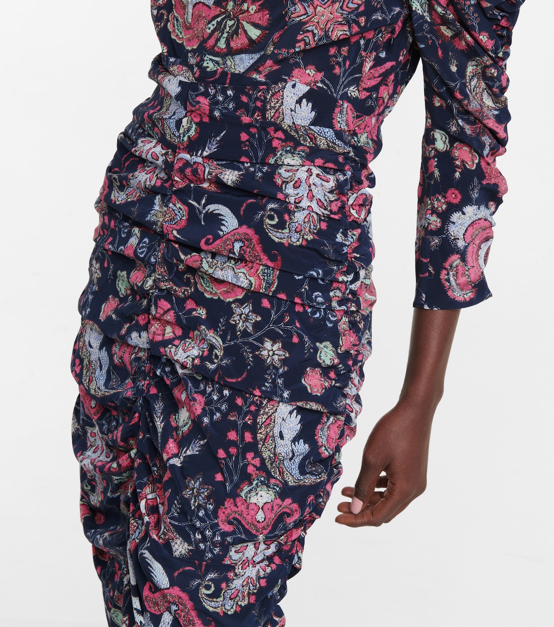 Celina floral stretch-silk minidress | Isabel Marant