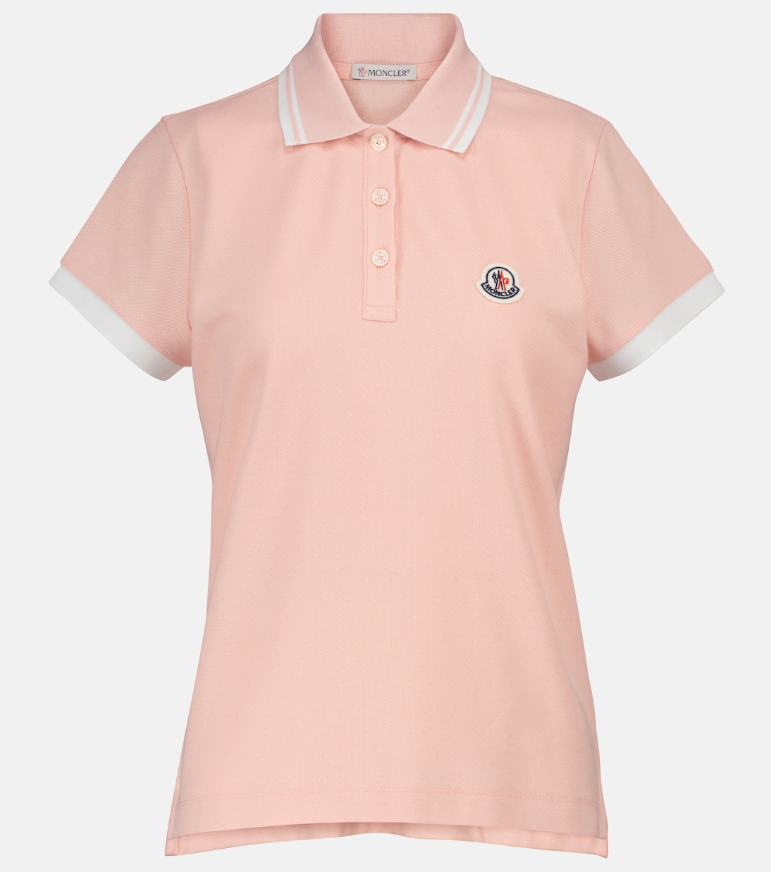 Cotton piqué polo shirt | Moncler