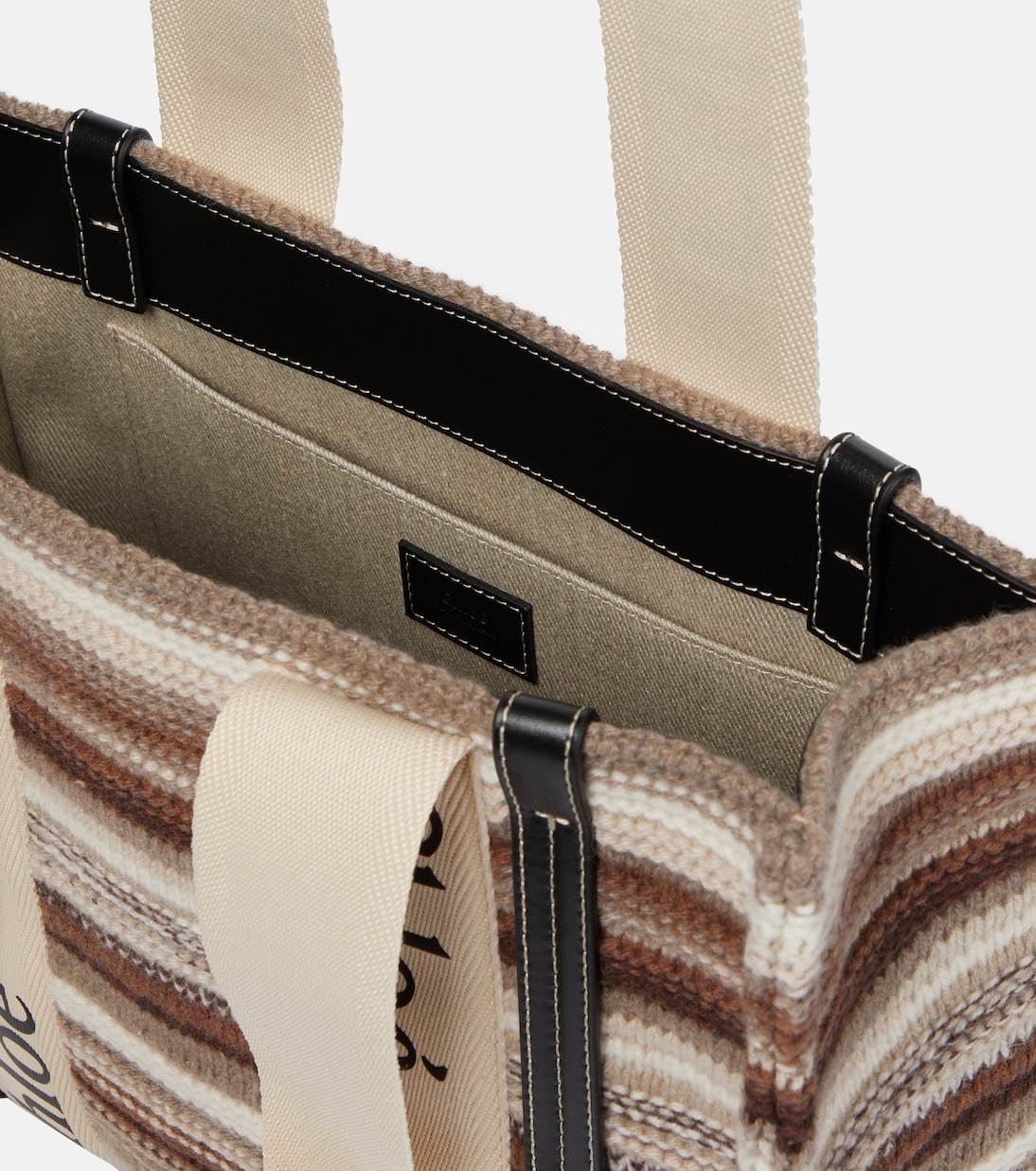 Cabas Woody Medium en cachemire recyclé | Chloé