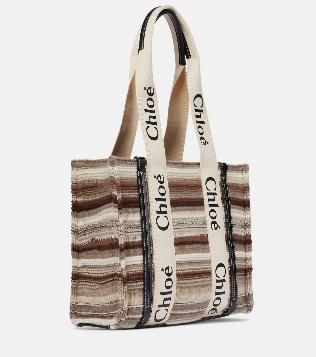 Cabas Woody Medium en cachemire recyclé | Chloé