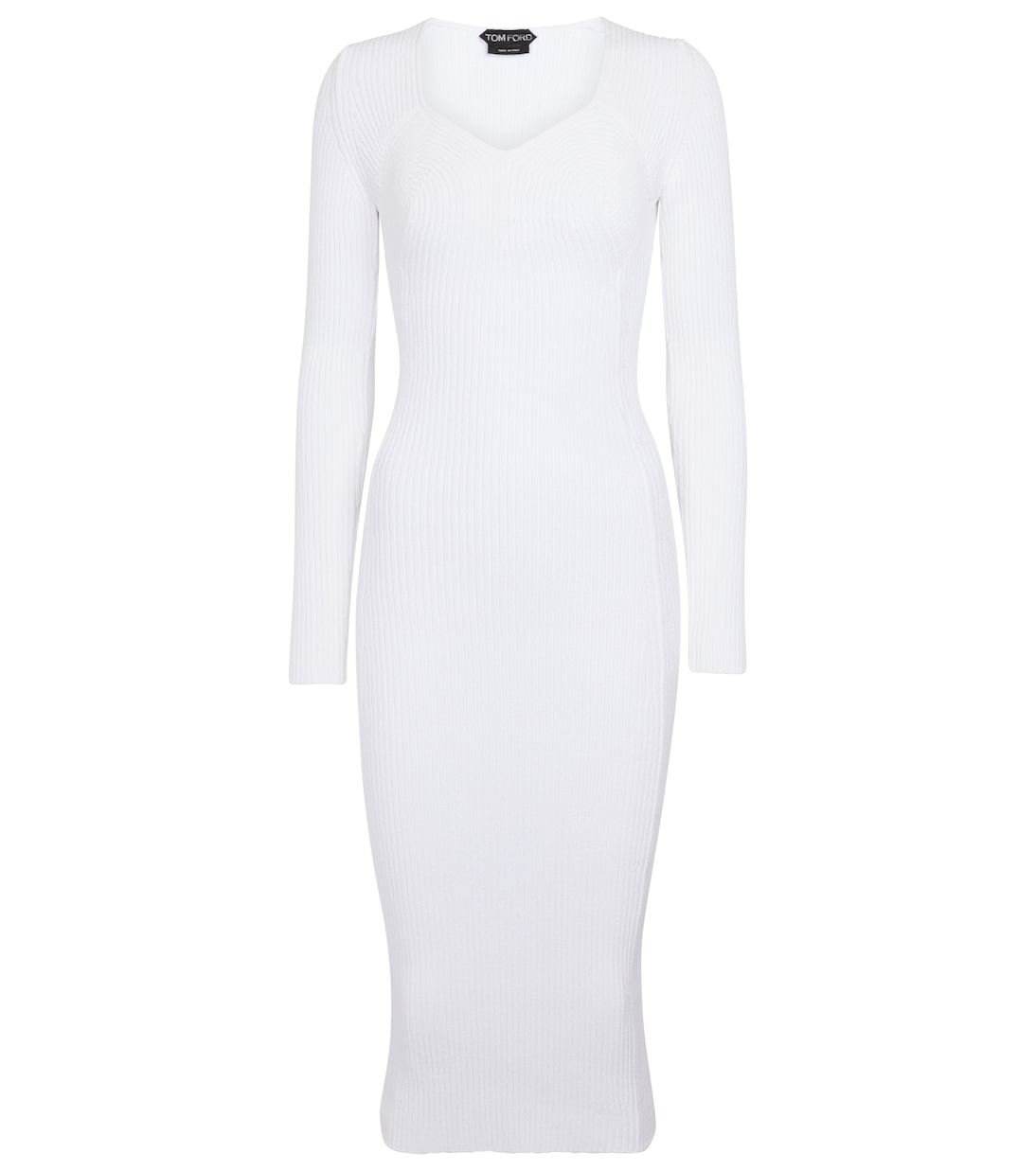 Vestido midi acanalado | Tom Ford