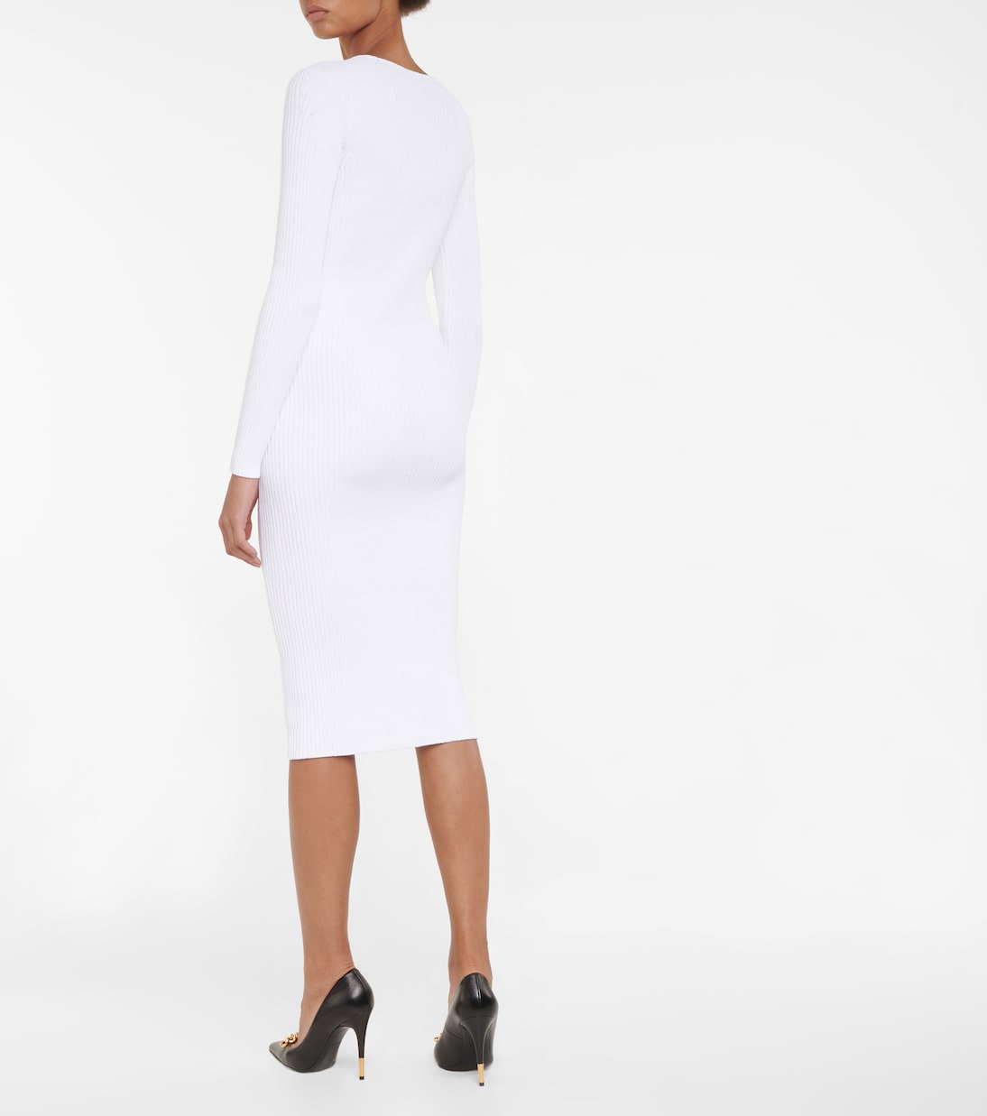 Vestido midi acanalado | Tom Ford