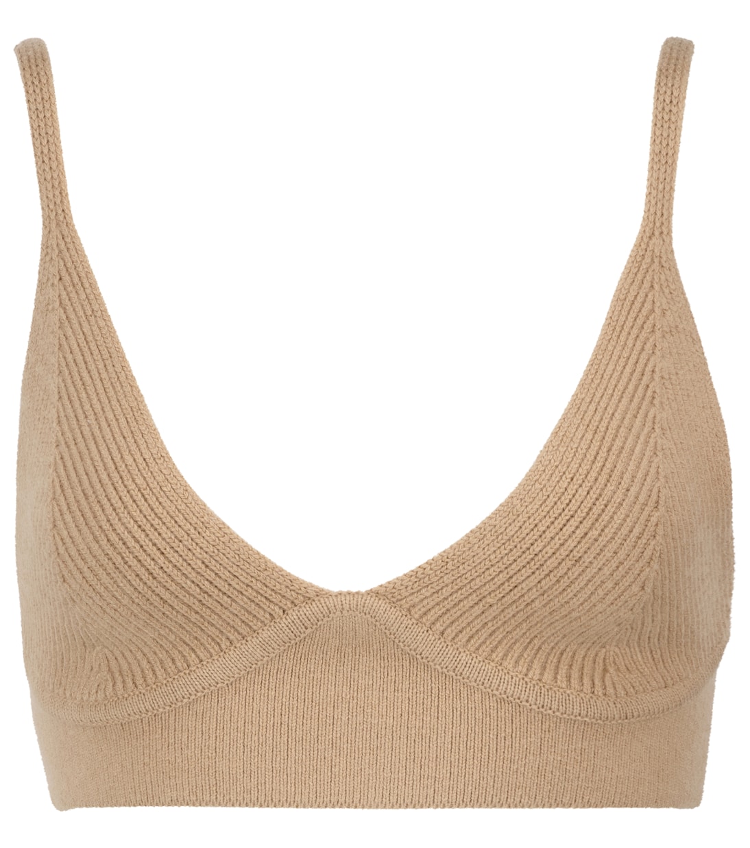Bralette Aeris in misto cotone e lana a coste | Simkhai