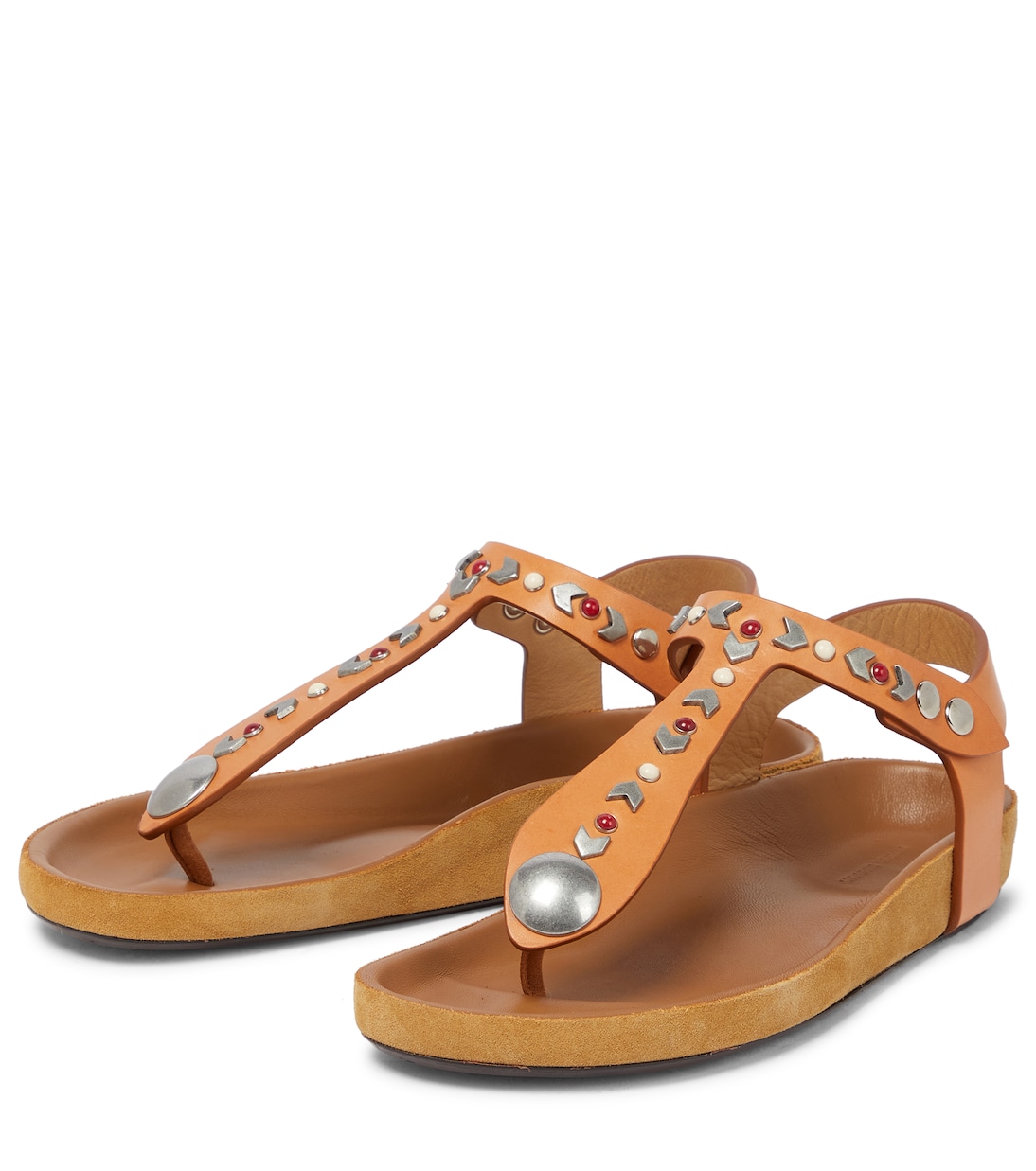 Sandales Enavy en cuir à ornements | Isabel Marant