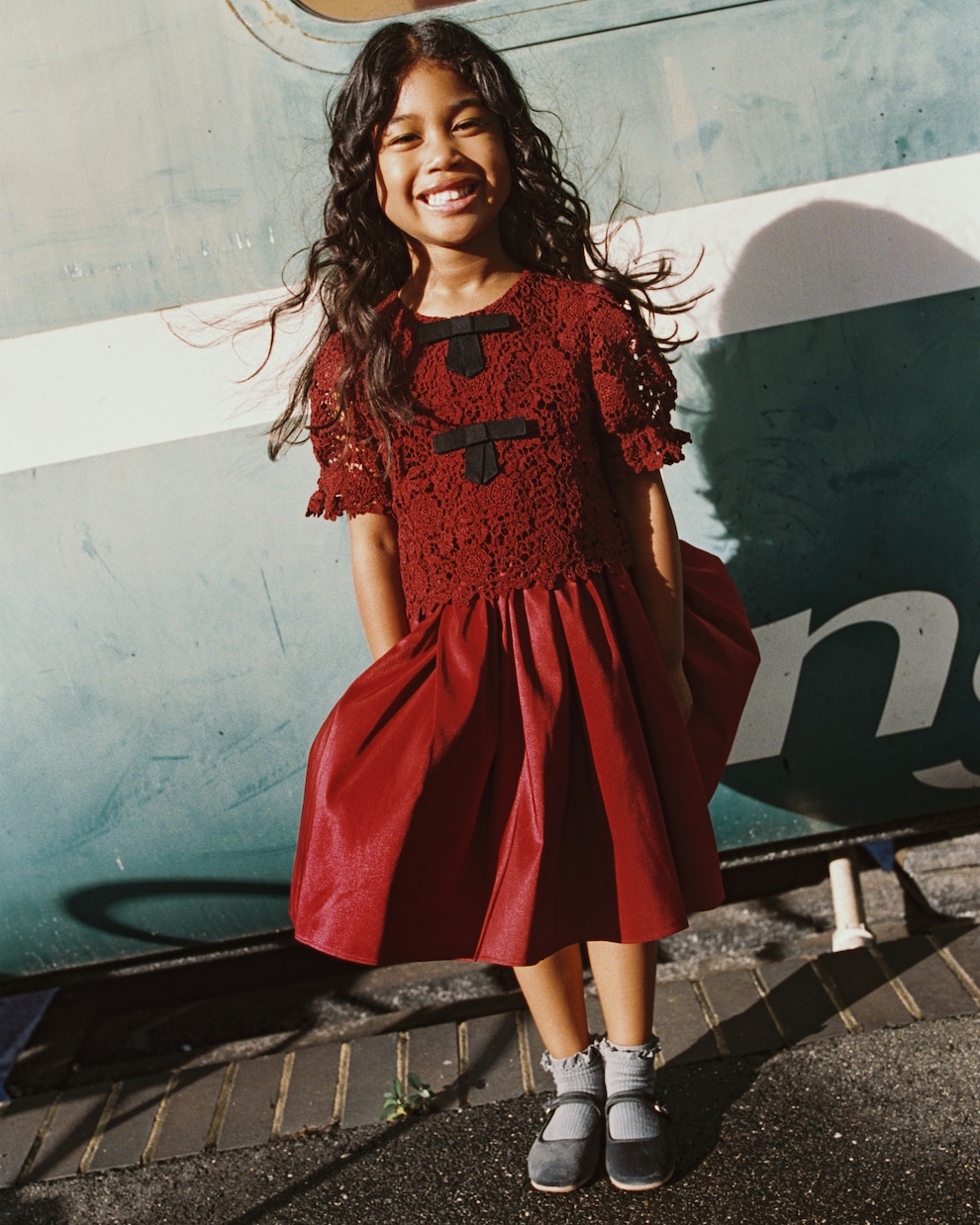 Guipure lace dress | Self-Portrait Kids