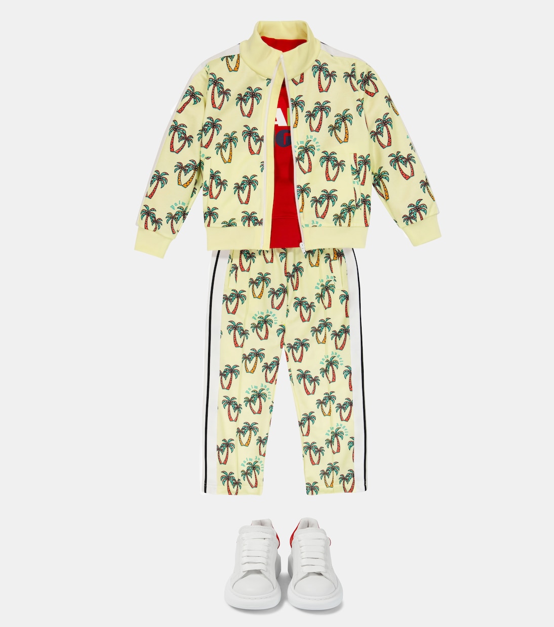 Printed jersey track jacket | Palm Angels Kids
