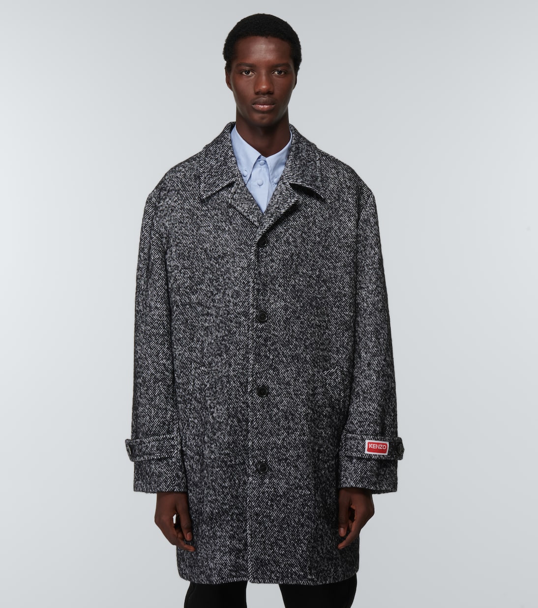 Abrigo en mezcla de algodón mélange | Kenzo