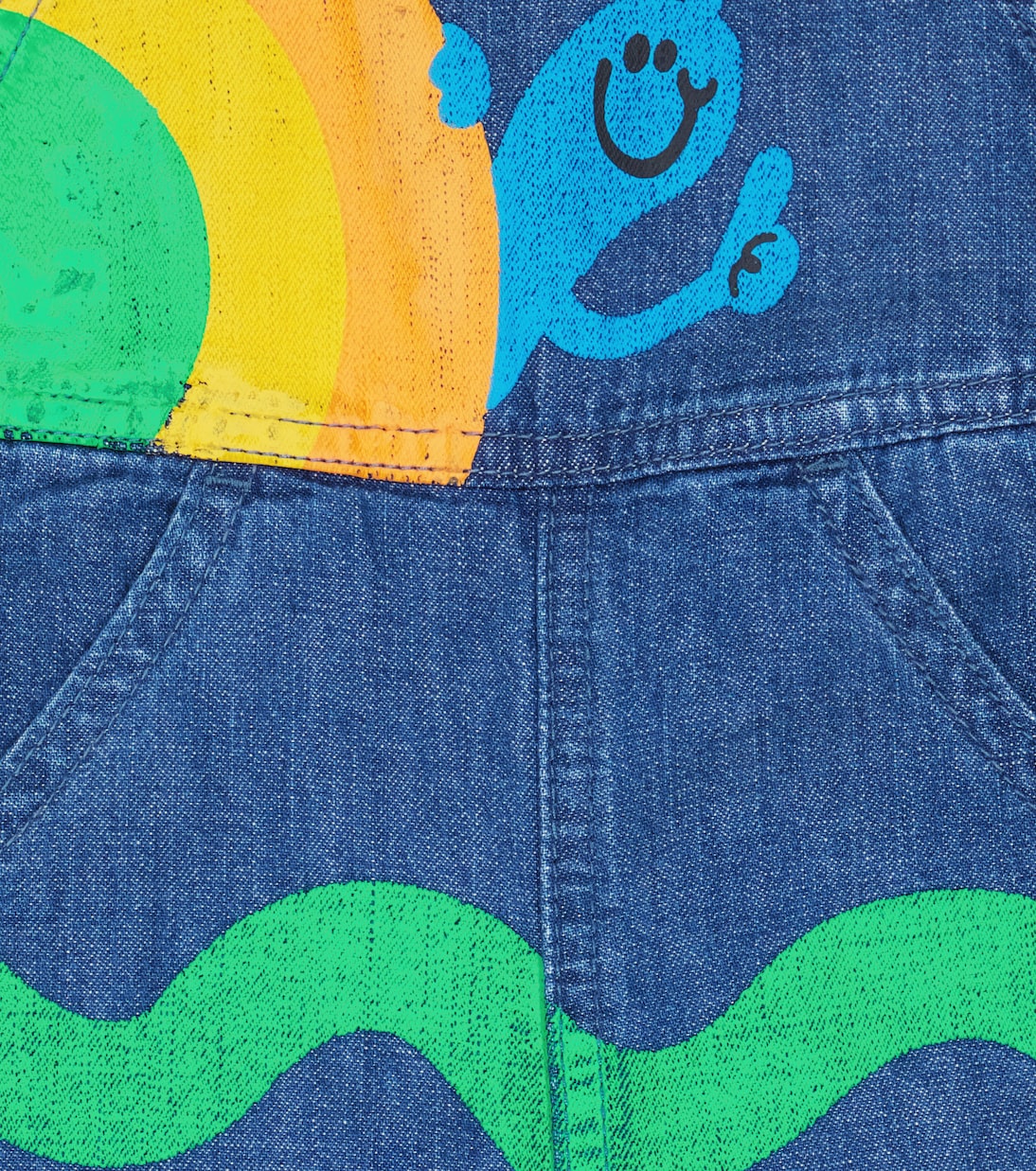 Baby - Salopette in cotone con stampa | Stella McCartney Kids