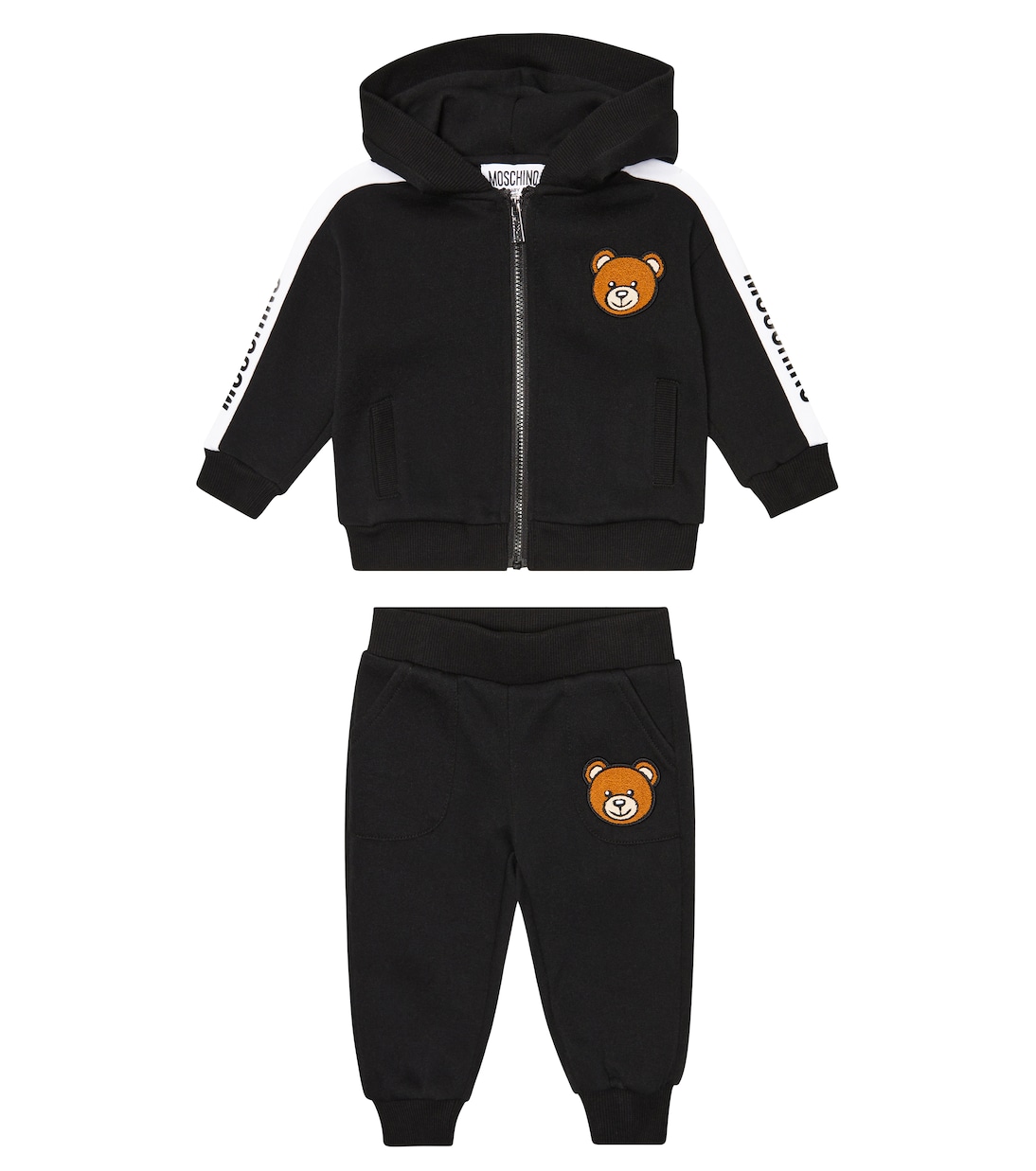 Baby embroidered jersey tracksuit | Moschino Kids