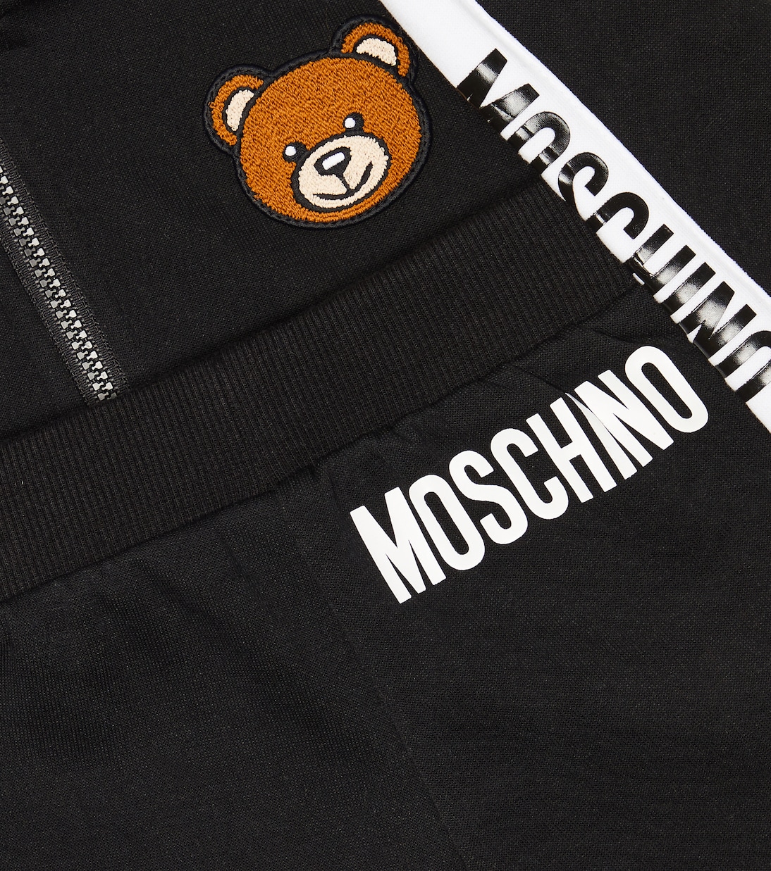 Baby embroidered jersey tracksuit | Moschino Kids