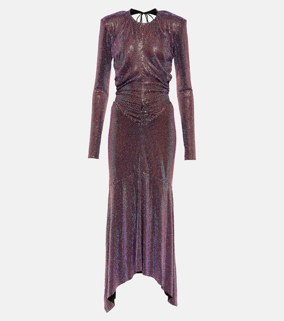 Metallic ruched maxi dress | Alexandre Vauthier