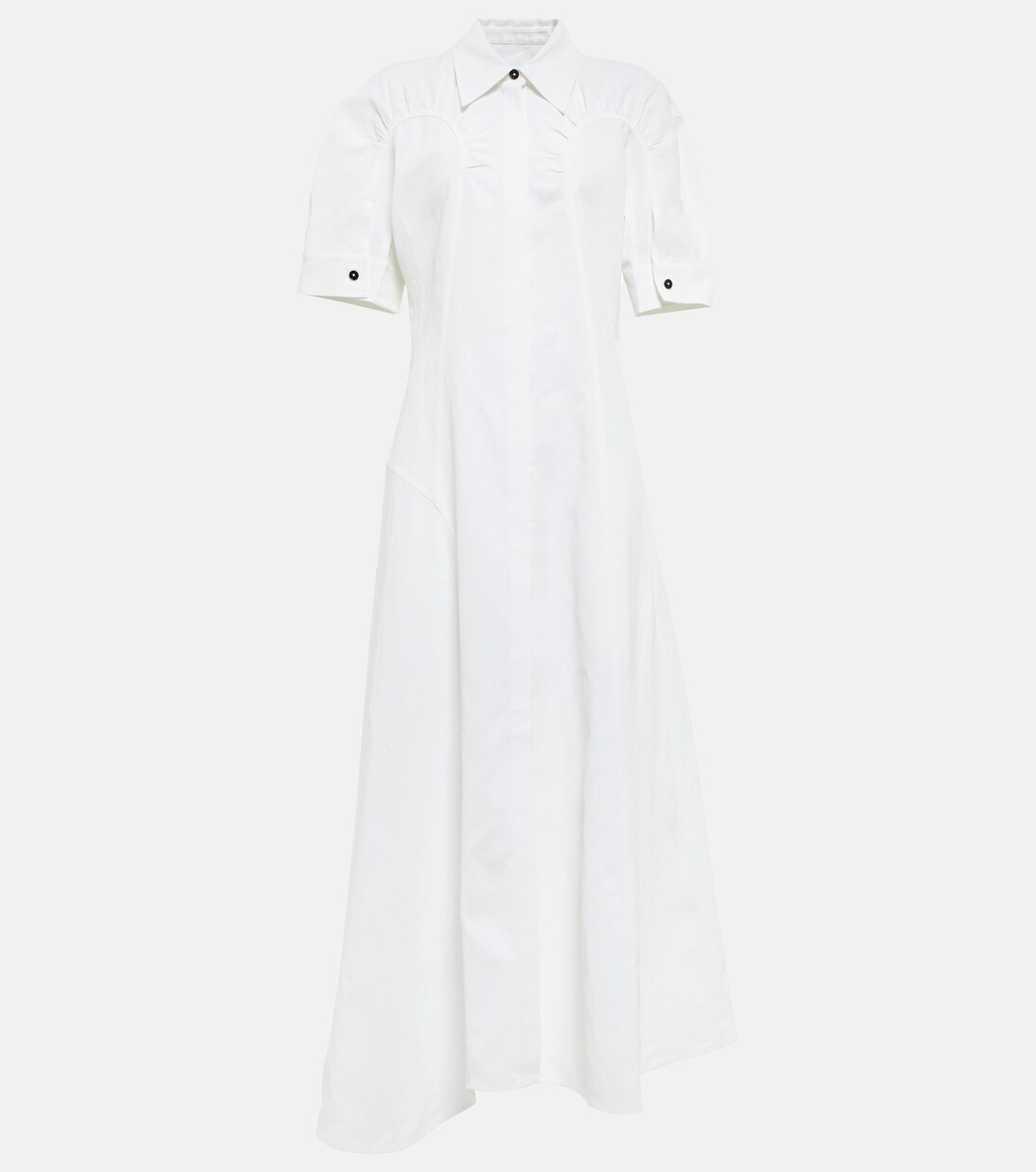 Vestido camisero midi asimétrico | Jil Sander