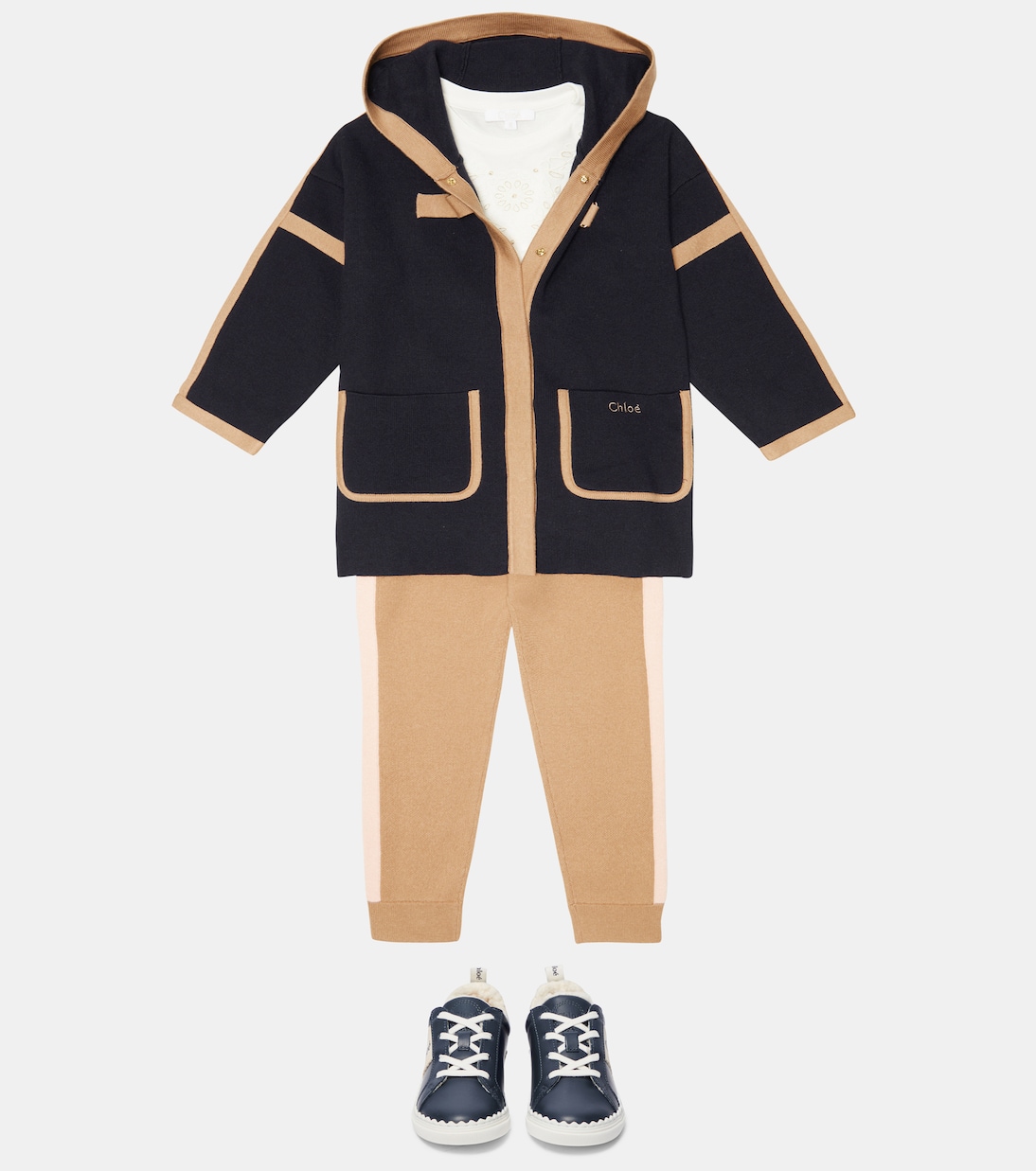 Sneakers Lauren in pelle | Chloé Kids