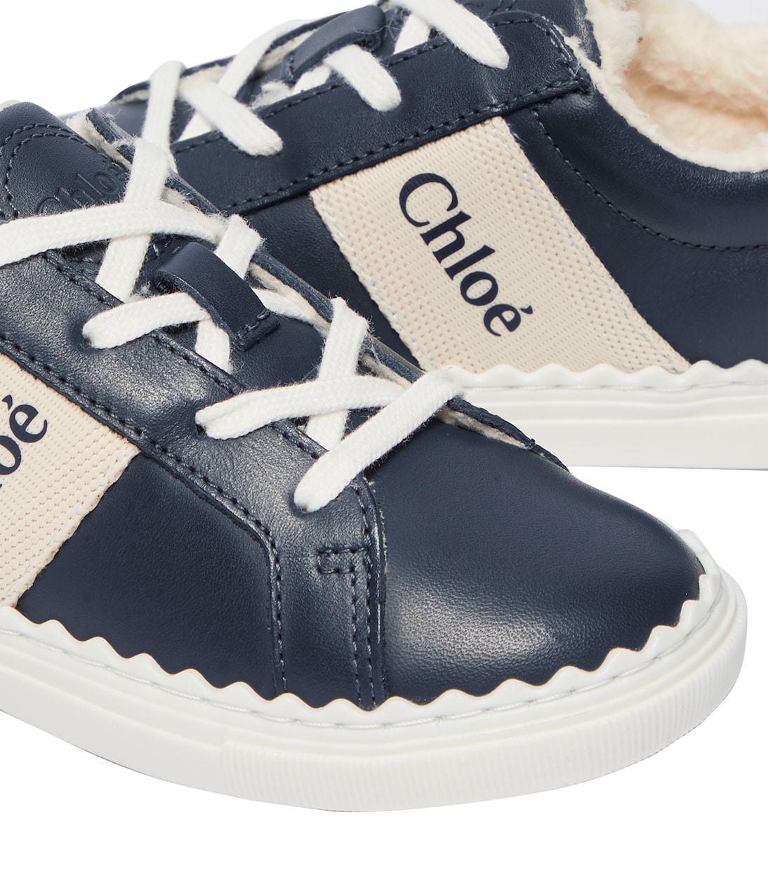 Sneakers Lauren in pelle | Chloé Kids