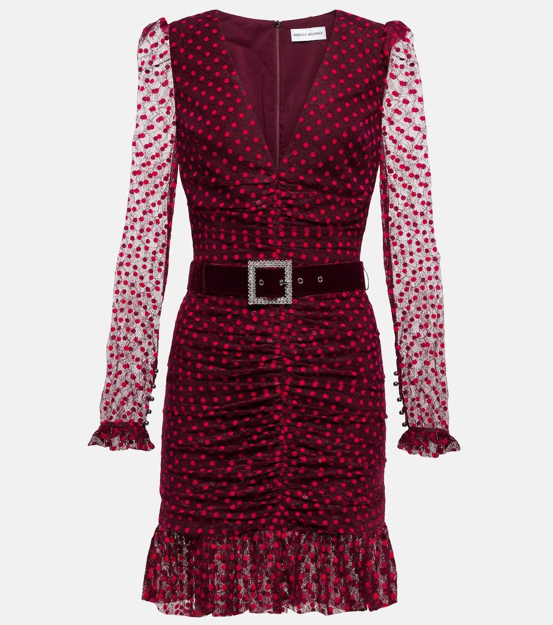 Midnight Kiss lace mini dress | Rebecca Vallance