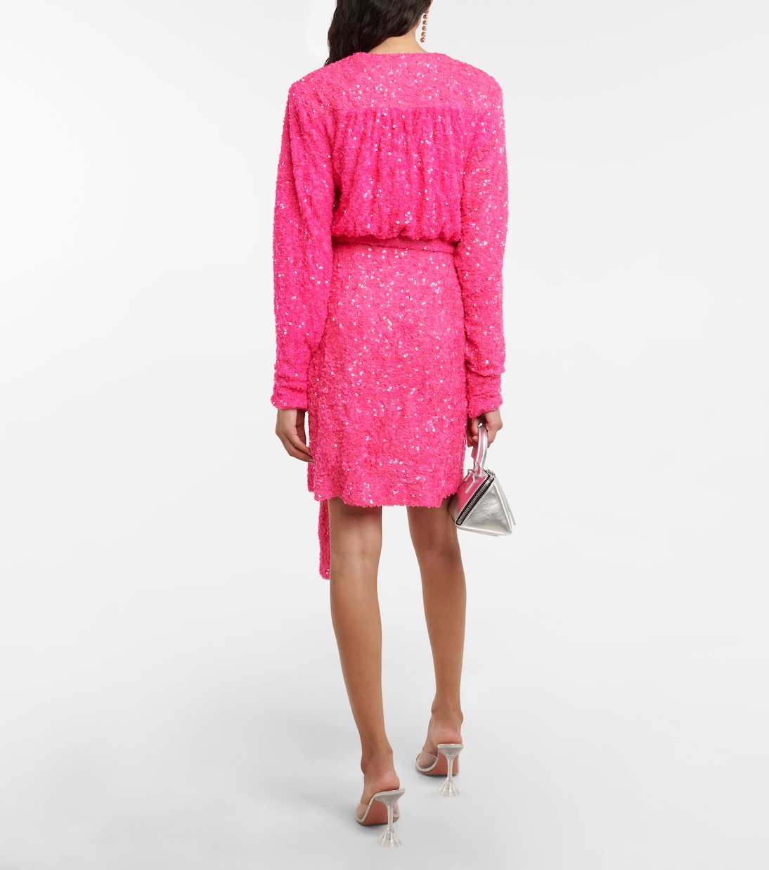 Sequined wrap minidress | Rotate