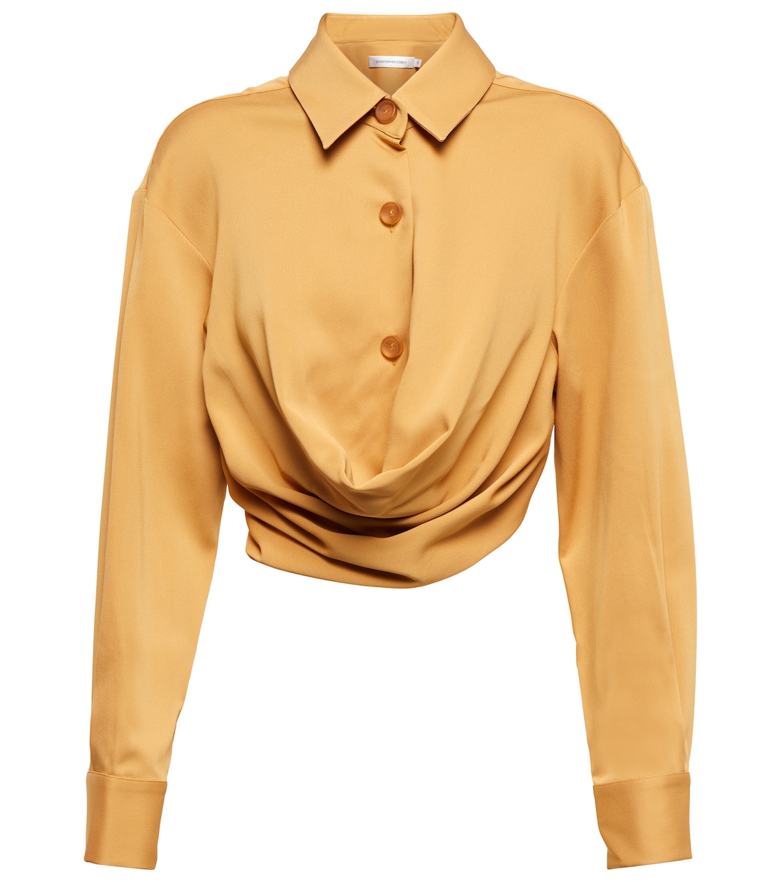 Camisa Maverick drapeada | Christopher Esber