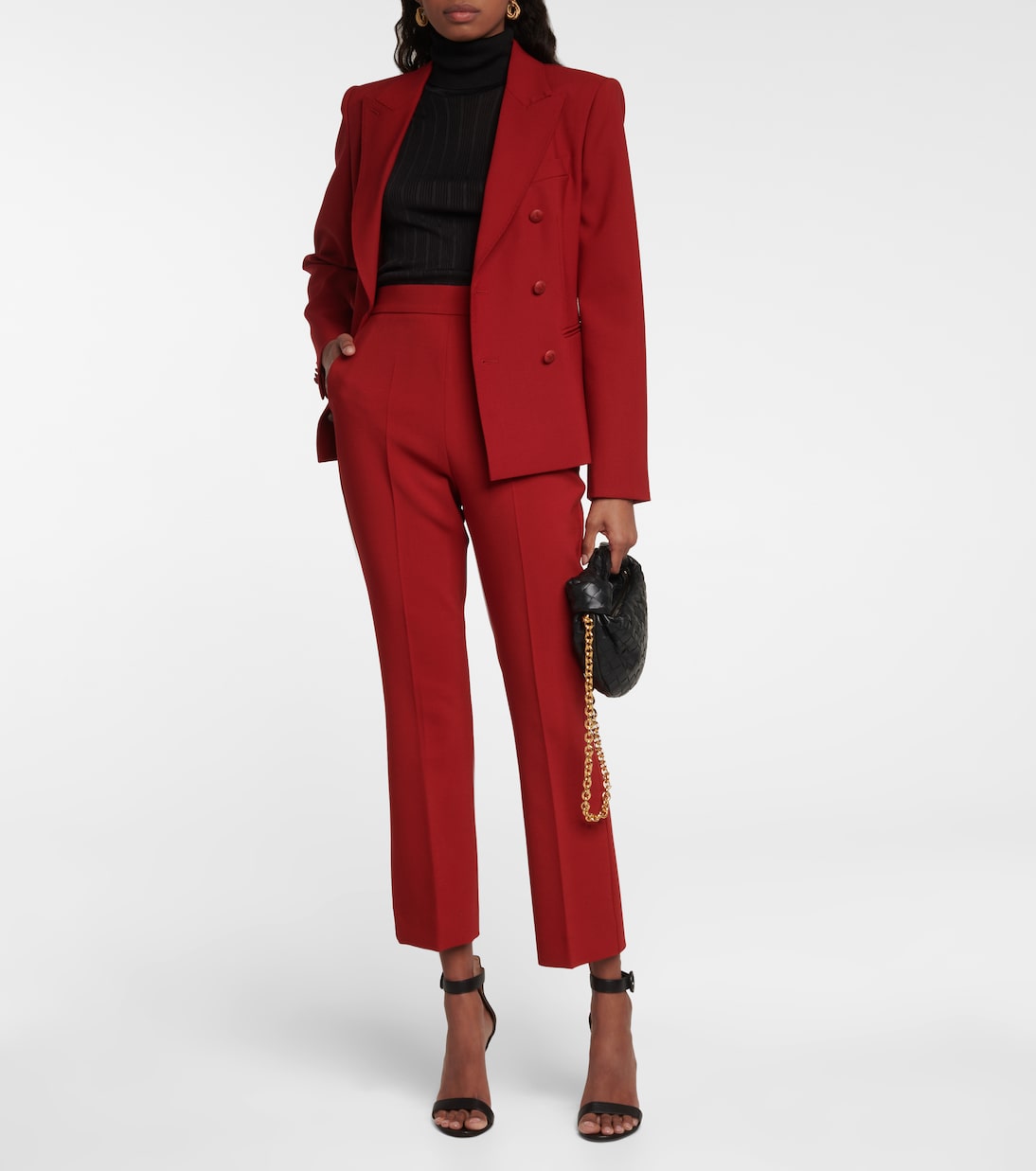 Nepeta wool-blend crêpe pants | Max Mara