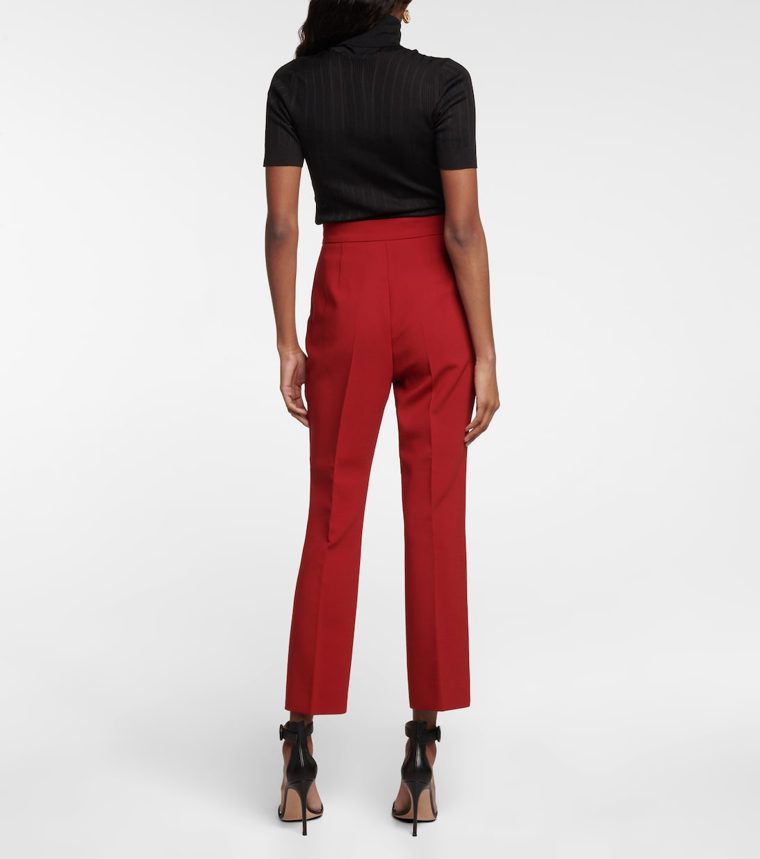 Nepeta wool-blend crêpe pants | Max Mara