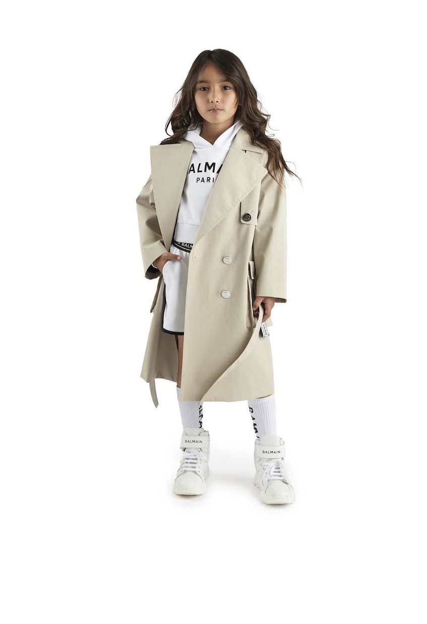 Short en coton à logo | Balmain Kids