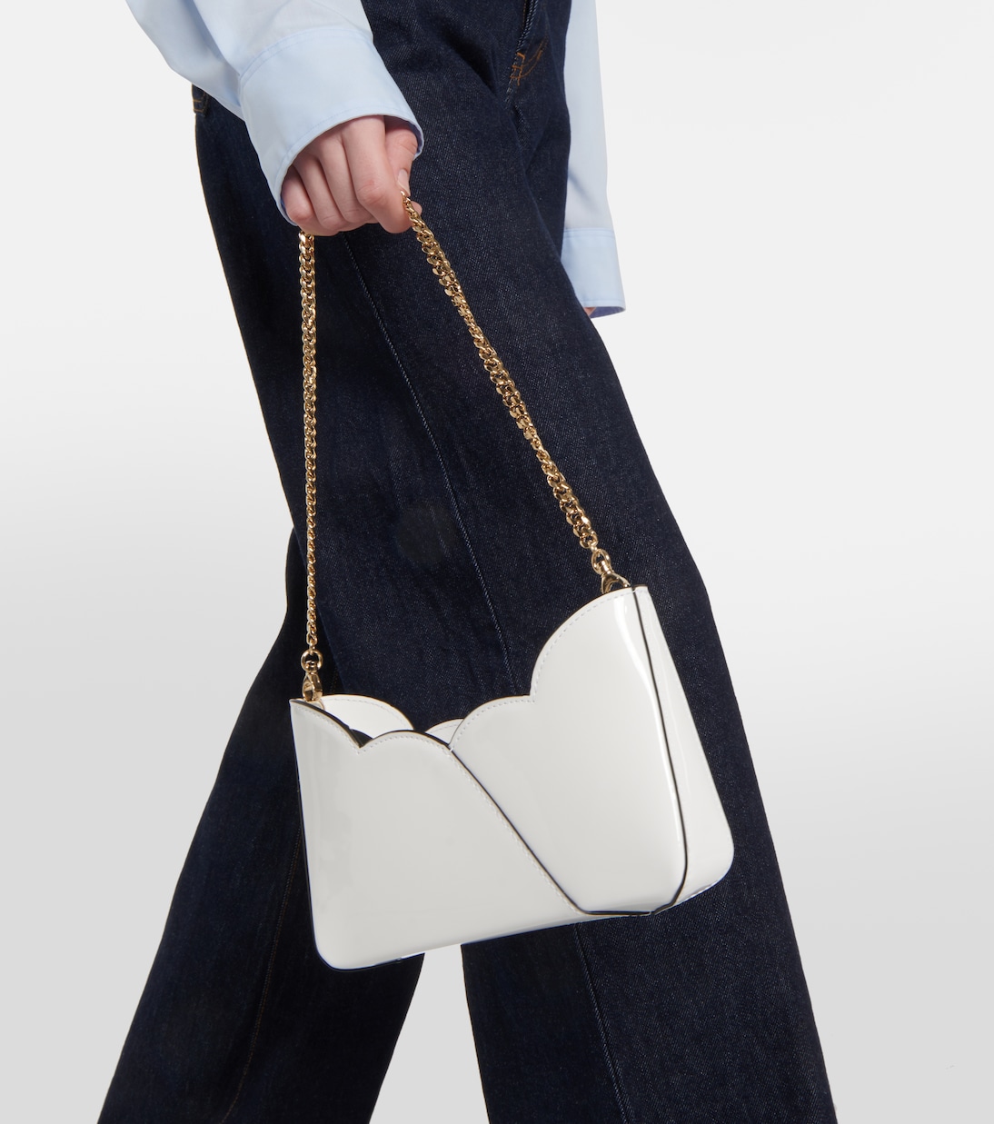 Clutch Hot Chick Small in vernice | Christian Louboutin