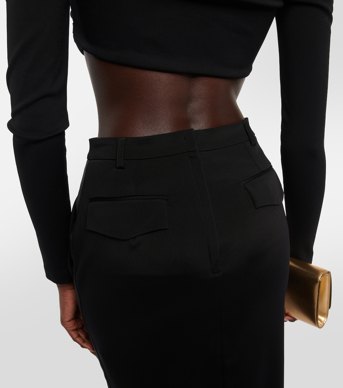 x Kim - Gonna lunga in cady | Dolce&Gabbana