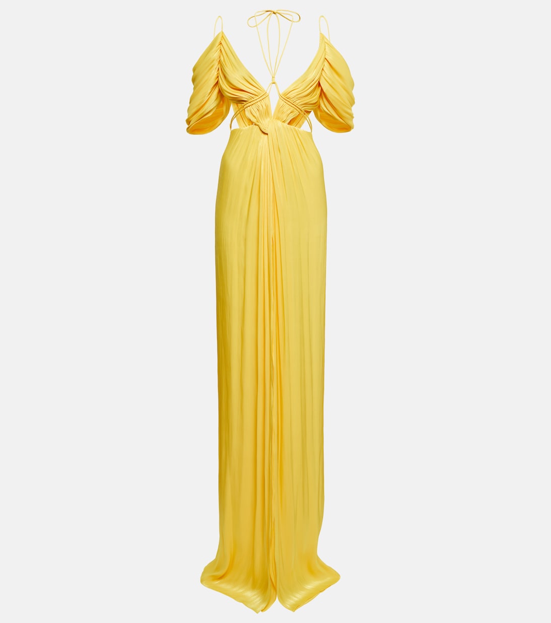 Thalia gathered off-shoulder gown | Costarellos