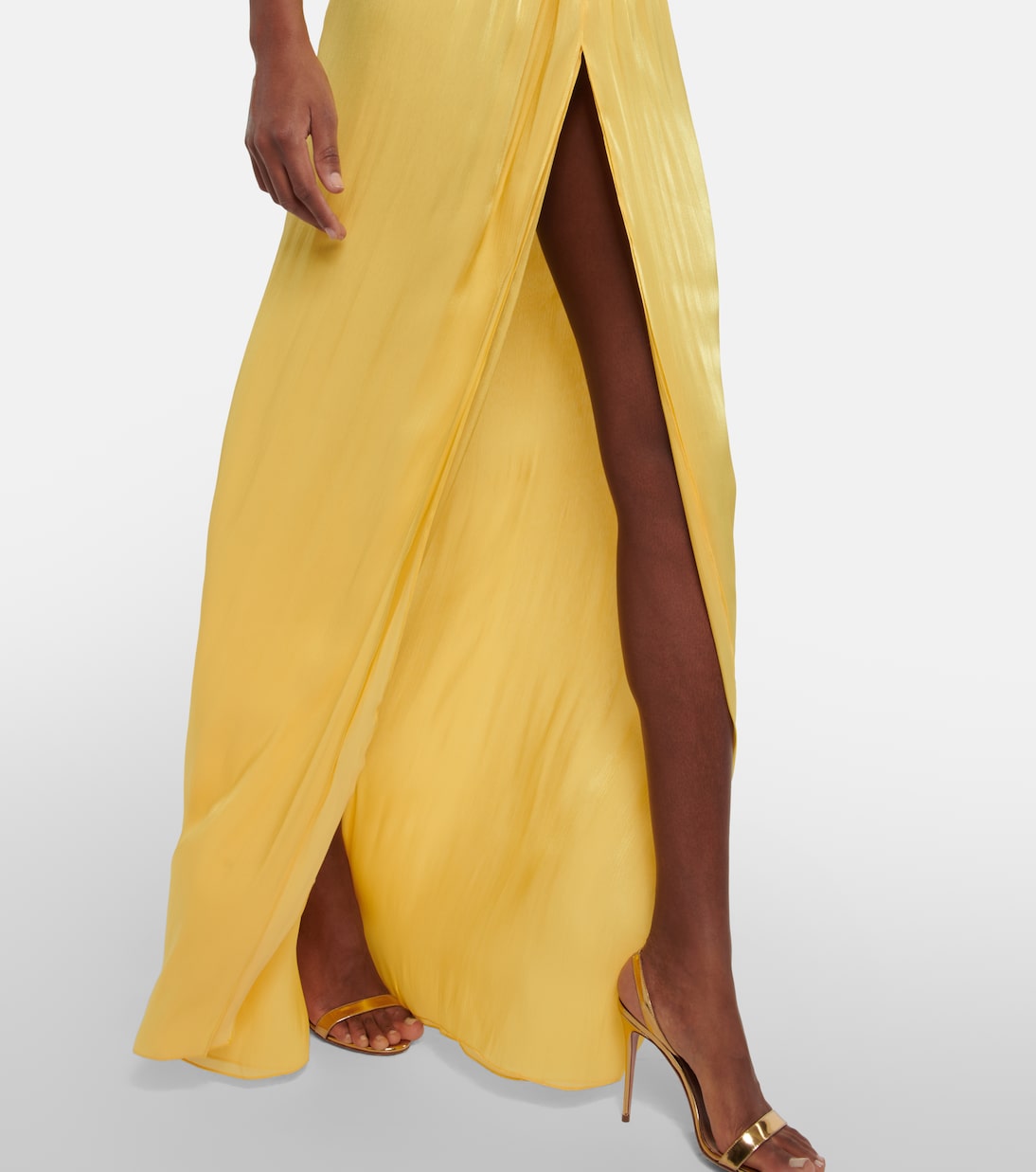 Thalia gathered off-shoulder gown | Costarellos