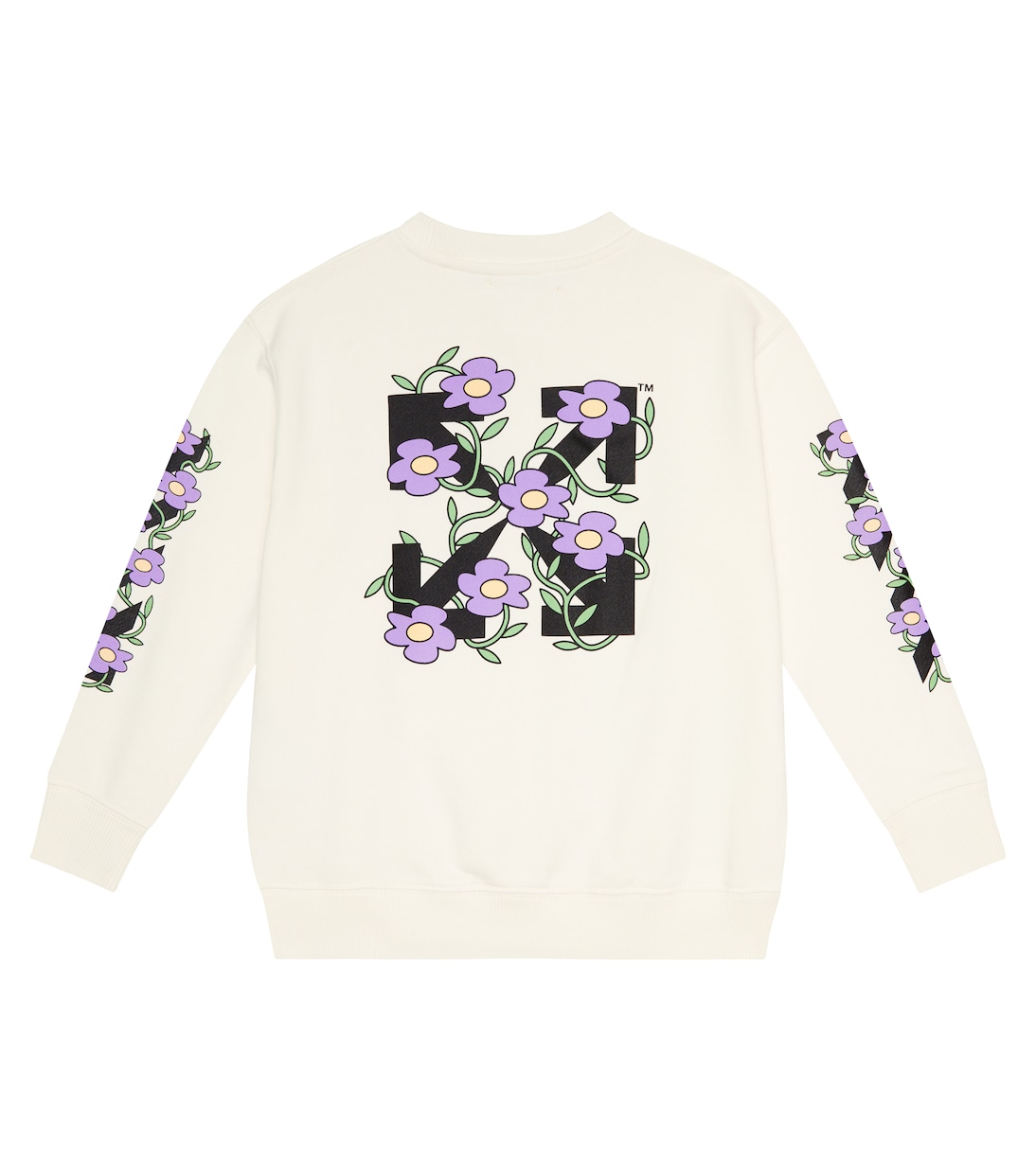 Sudadera de algodón estampada | Off-White Kids
