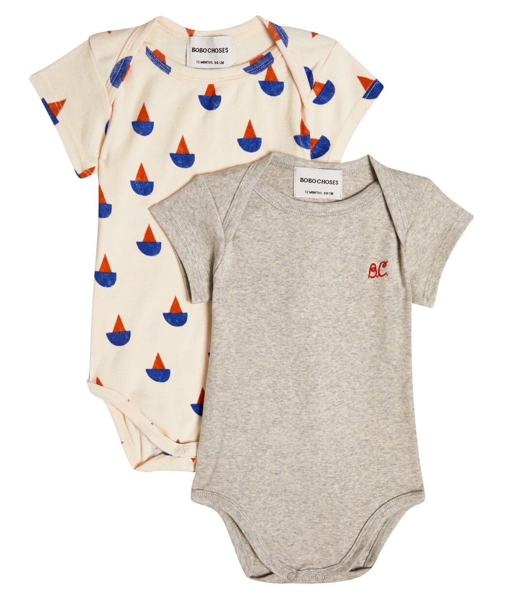 Baby - Set di due body in misto cotone | Bobo Choses