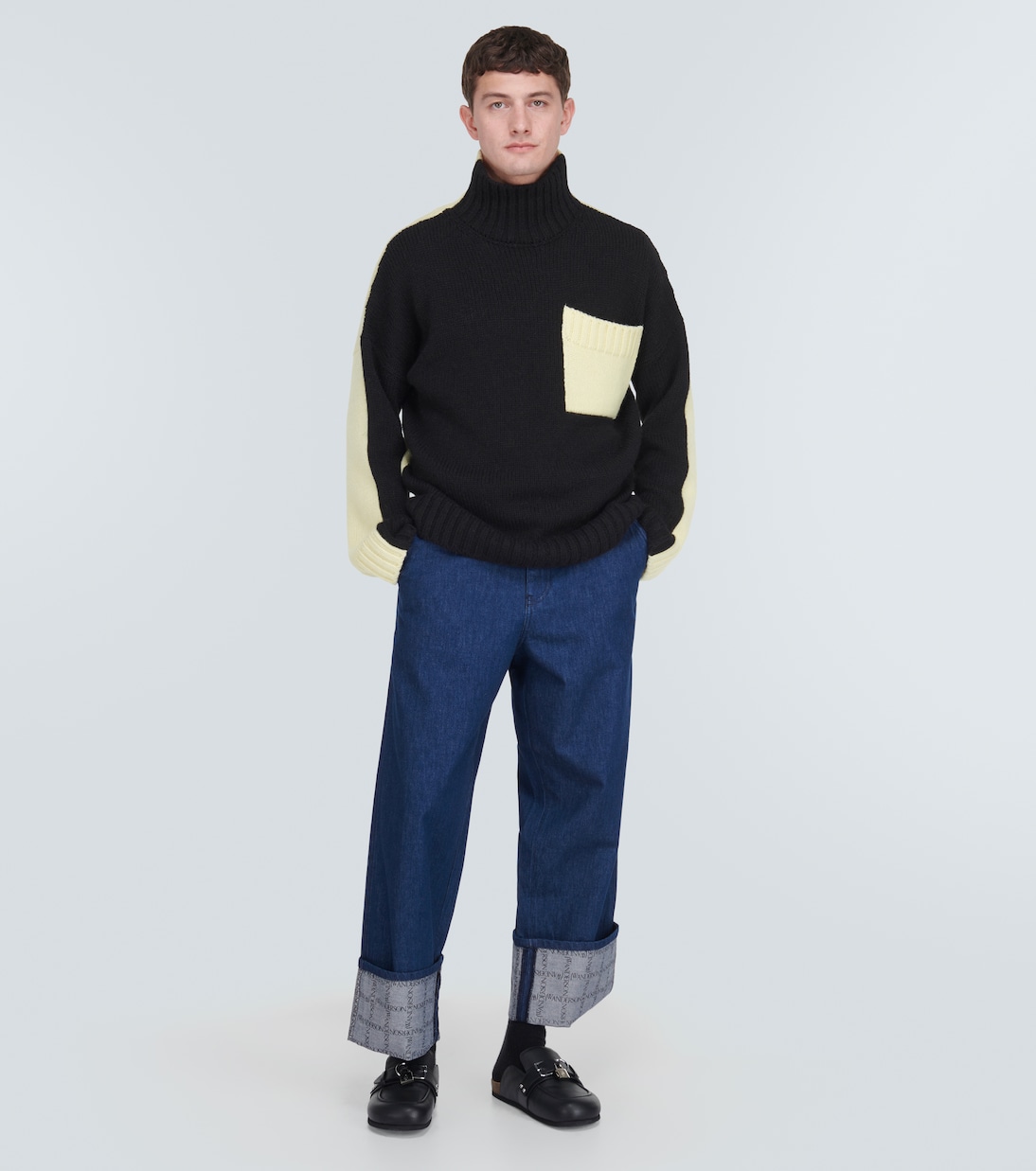 Wide-Leg Jeans Turn Up  | JW Anderson