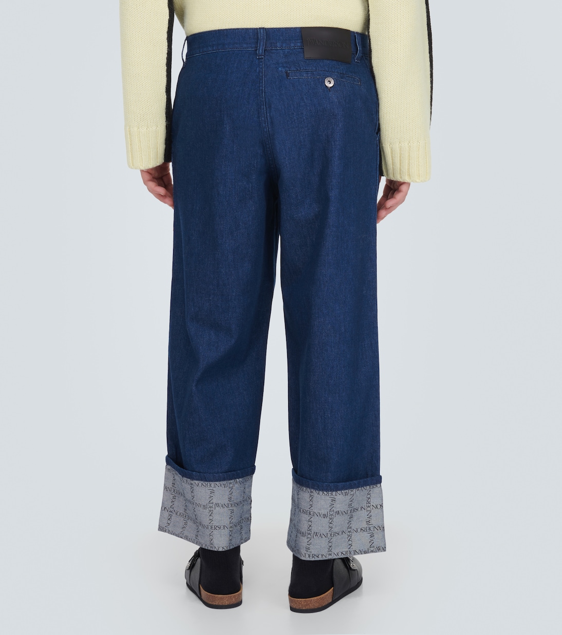 Wide-Leg Jeans Turn Up  | JW Anderson
