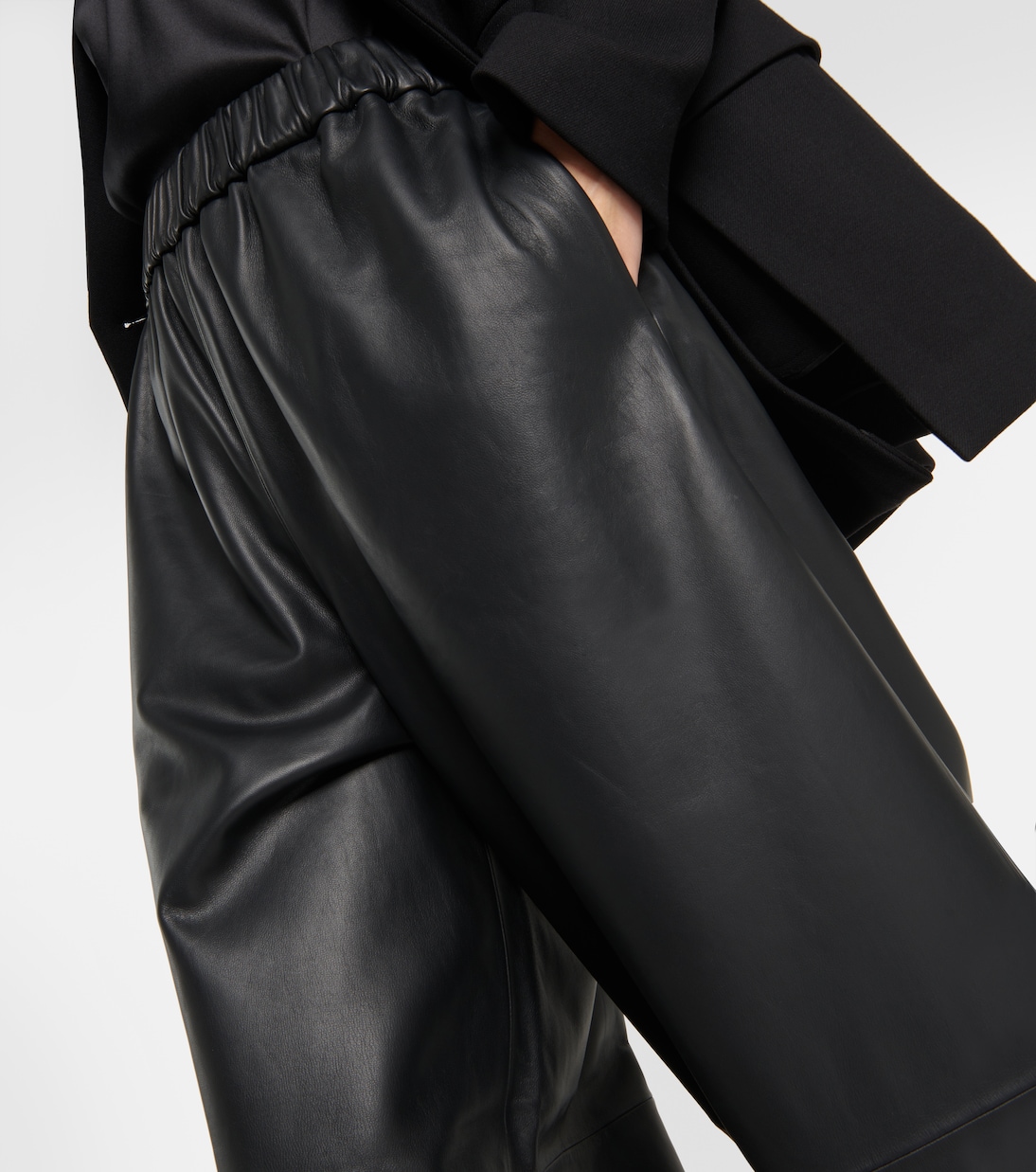 Pantalon ample Sydney en cuir | The Frankie Shop