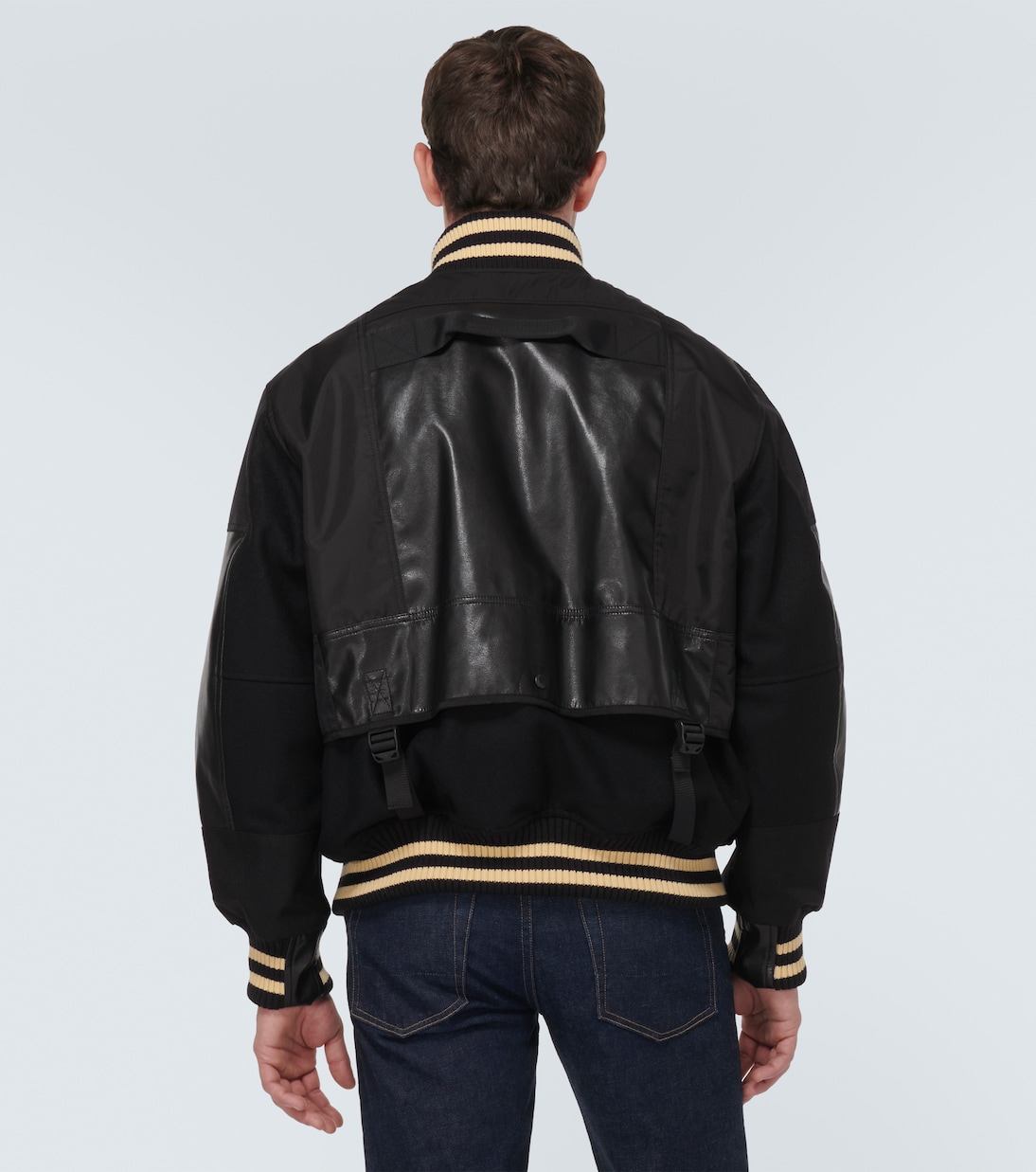 Wool-blend varsity jacket | Junya Watanabe