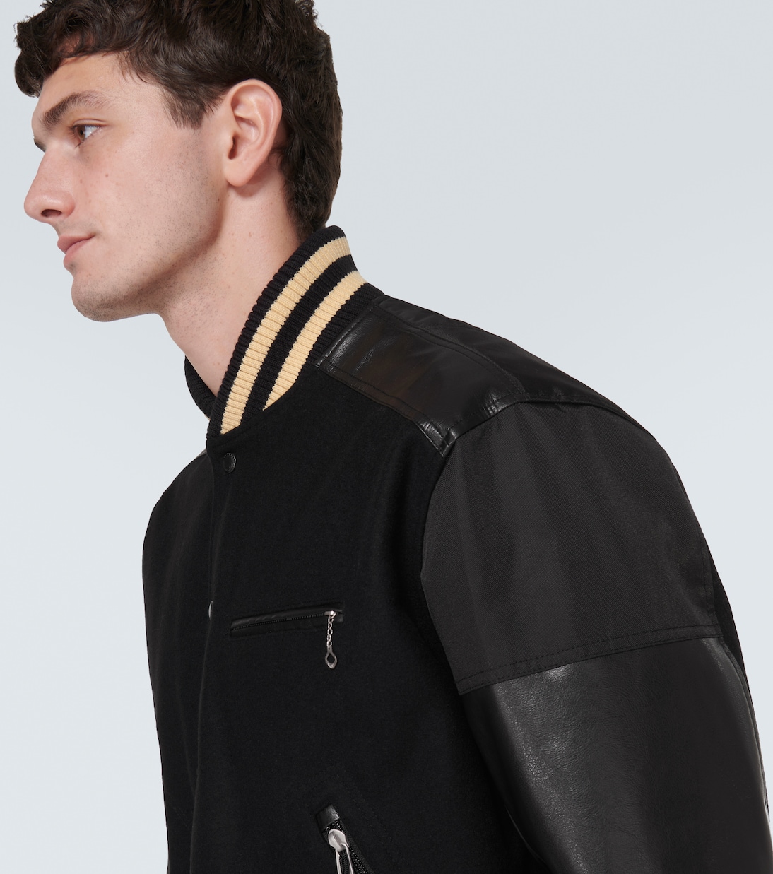 Wool-blend varsity jacket | Junya Watanabe
