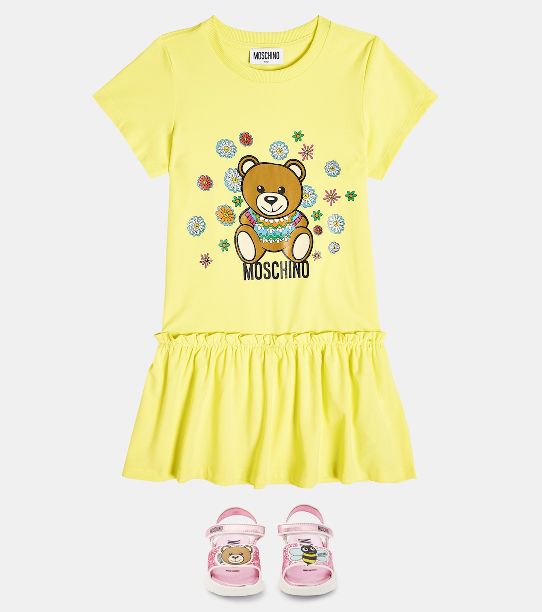 Baskets Teddy Bear en cuir | Moschino Kids