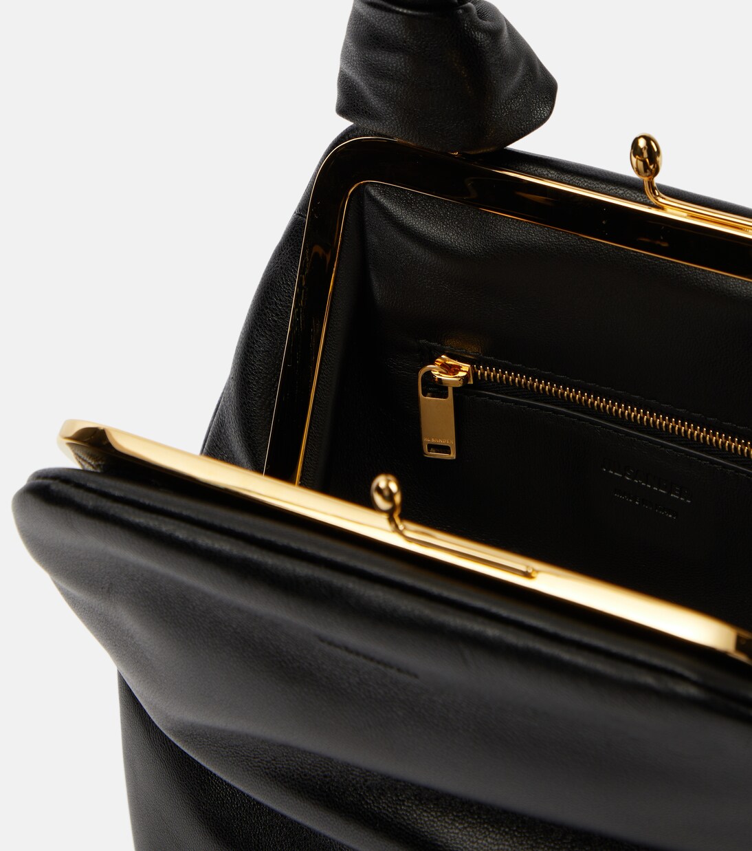 Sac Goji Square Small en cuir | Jil Sander