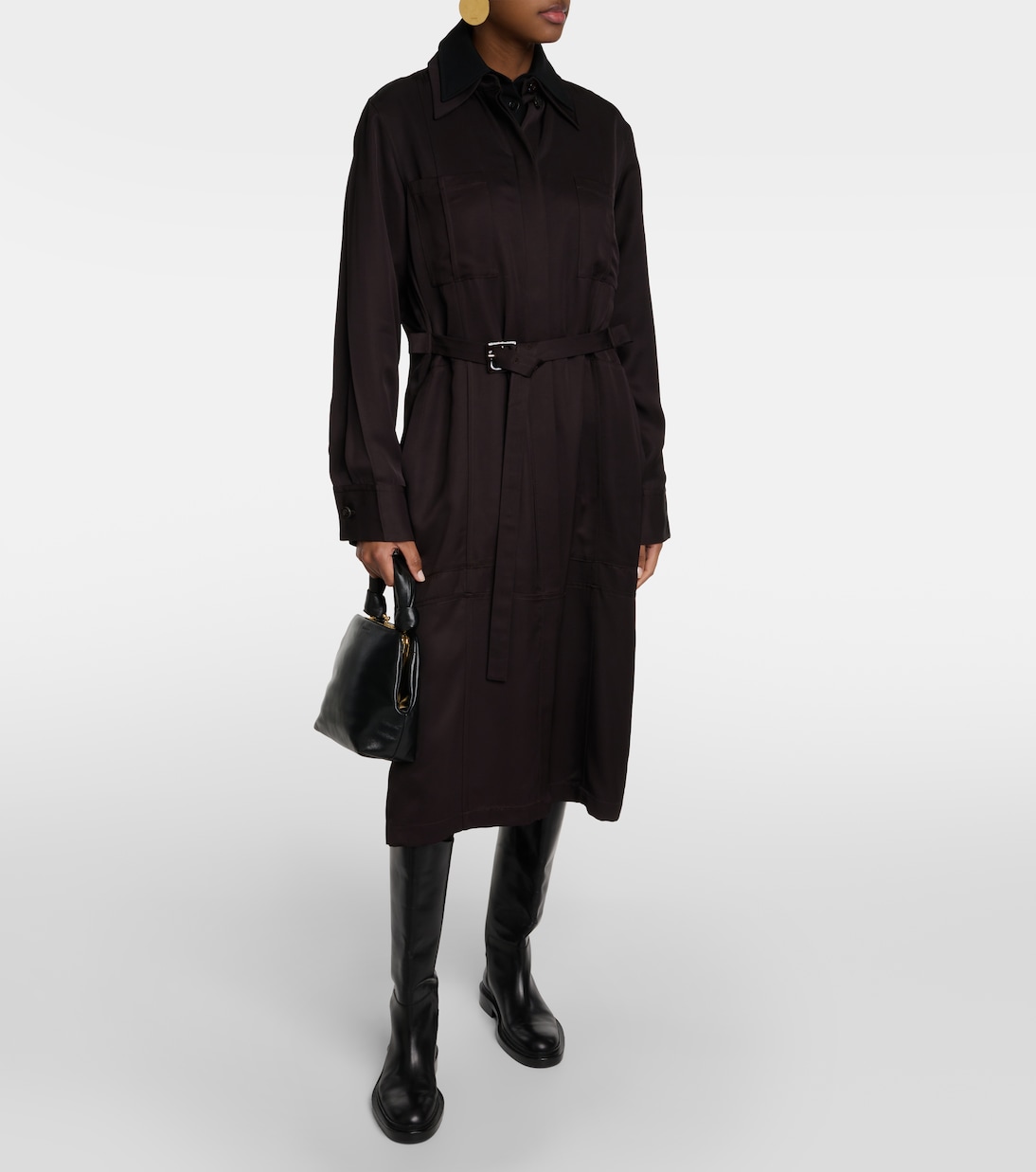 Sac Goji Square Small en cuir | Jil Sander