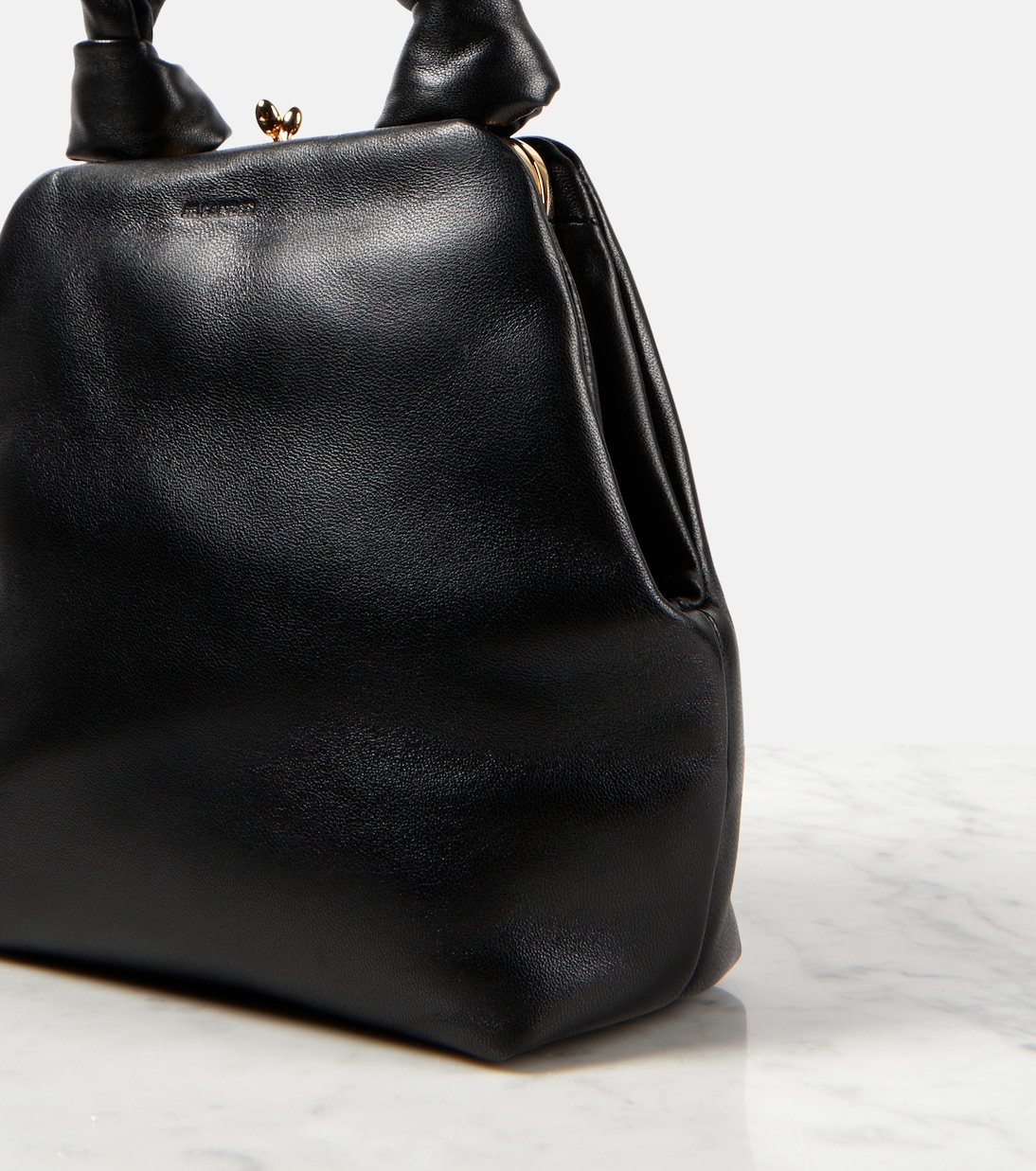 Sac Goji Square Small en cuir | Jil Sander