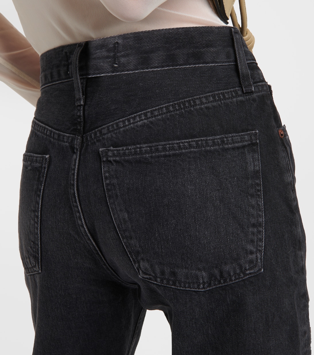 Parker Long mid-rise straight jeans | Agolde