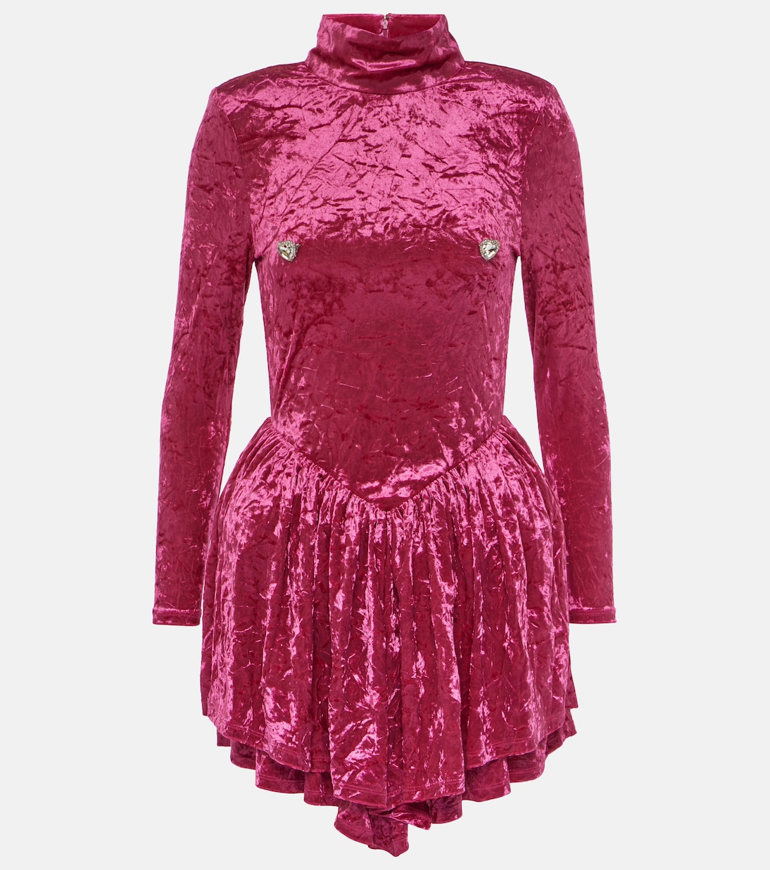 Minikleid aus Samt | Rotate