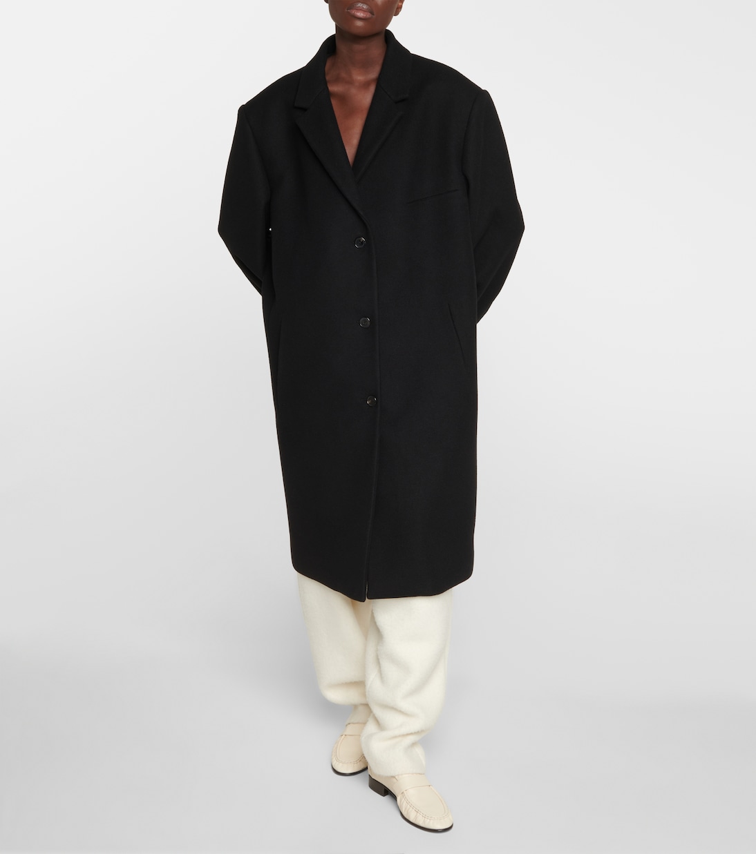 Ardon oversized wool-blend coat | The Row