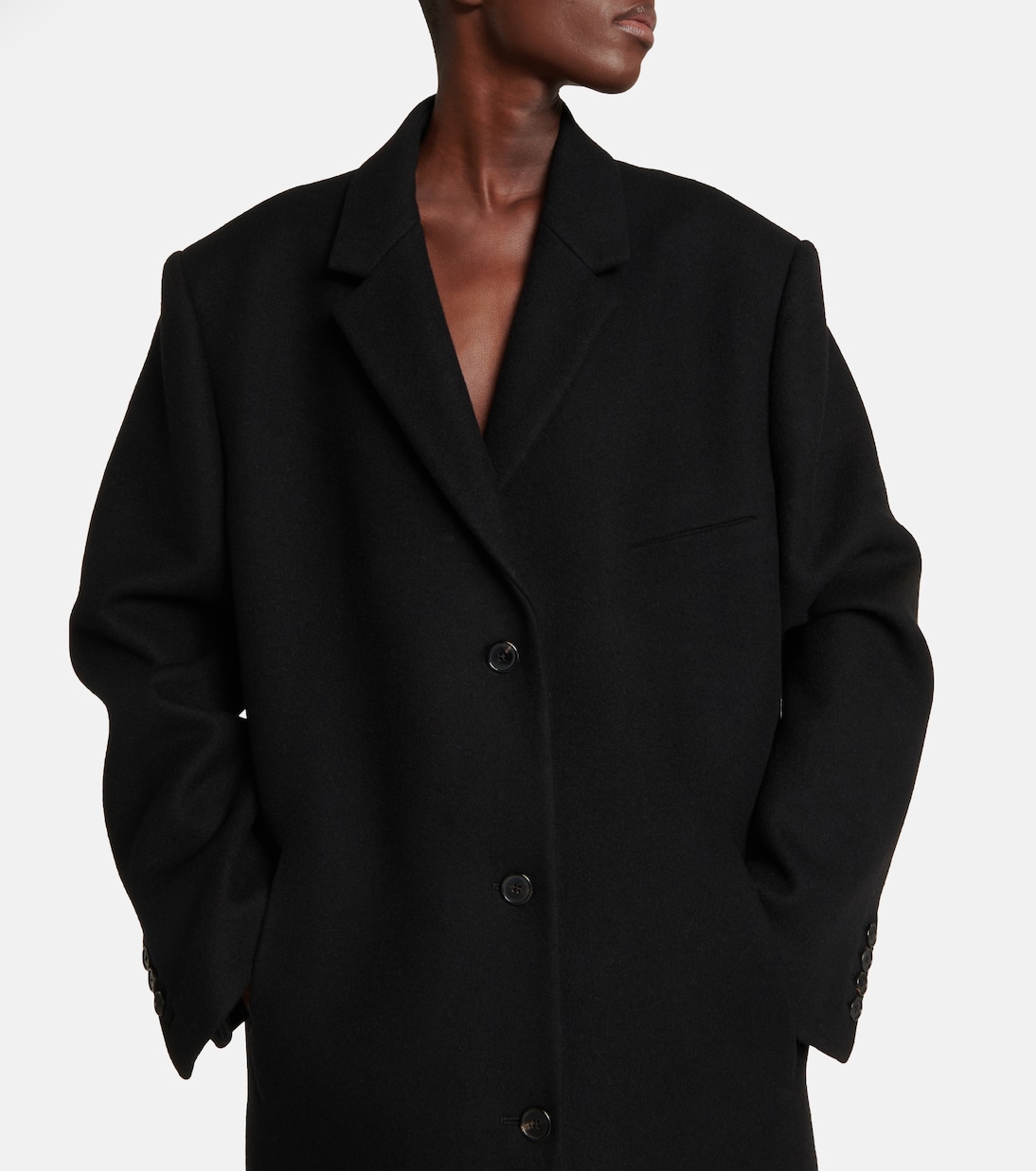 Ardon oversized wool-blend coat | The Row
