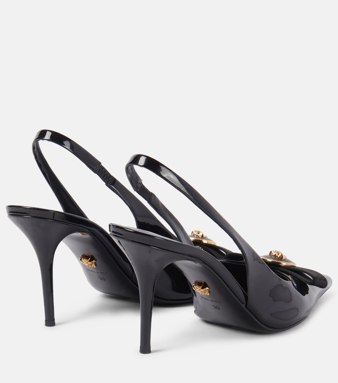 Escarpins Gianni en cuir verni | Versace