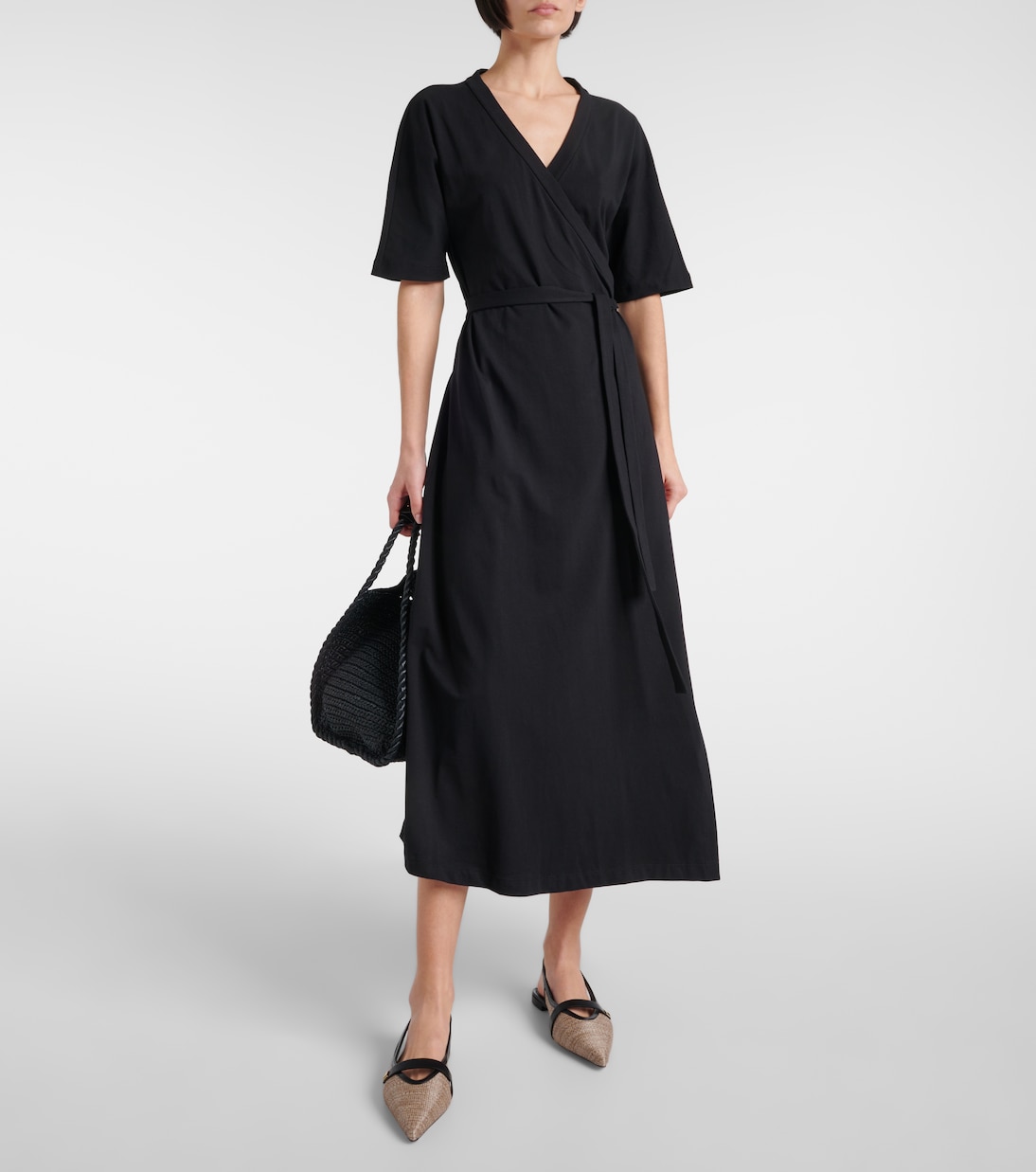 Ballerine slingback in effetto rafia | Max Mara