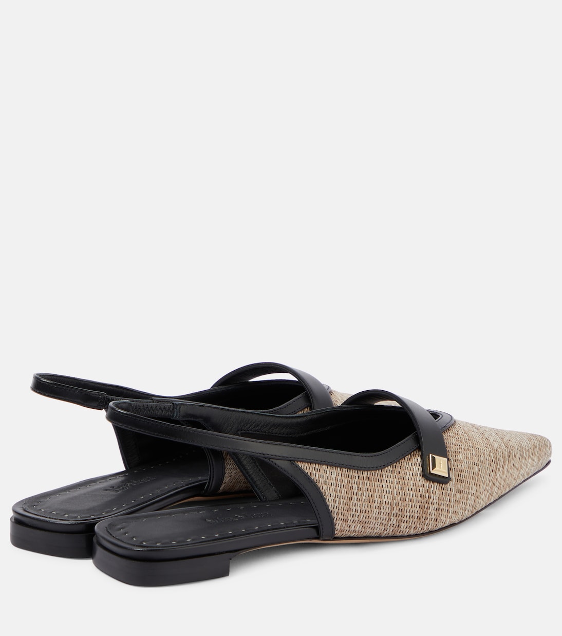 Ballerine slingback in effetto rafia | Max Mara